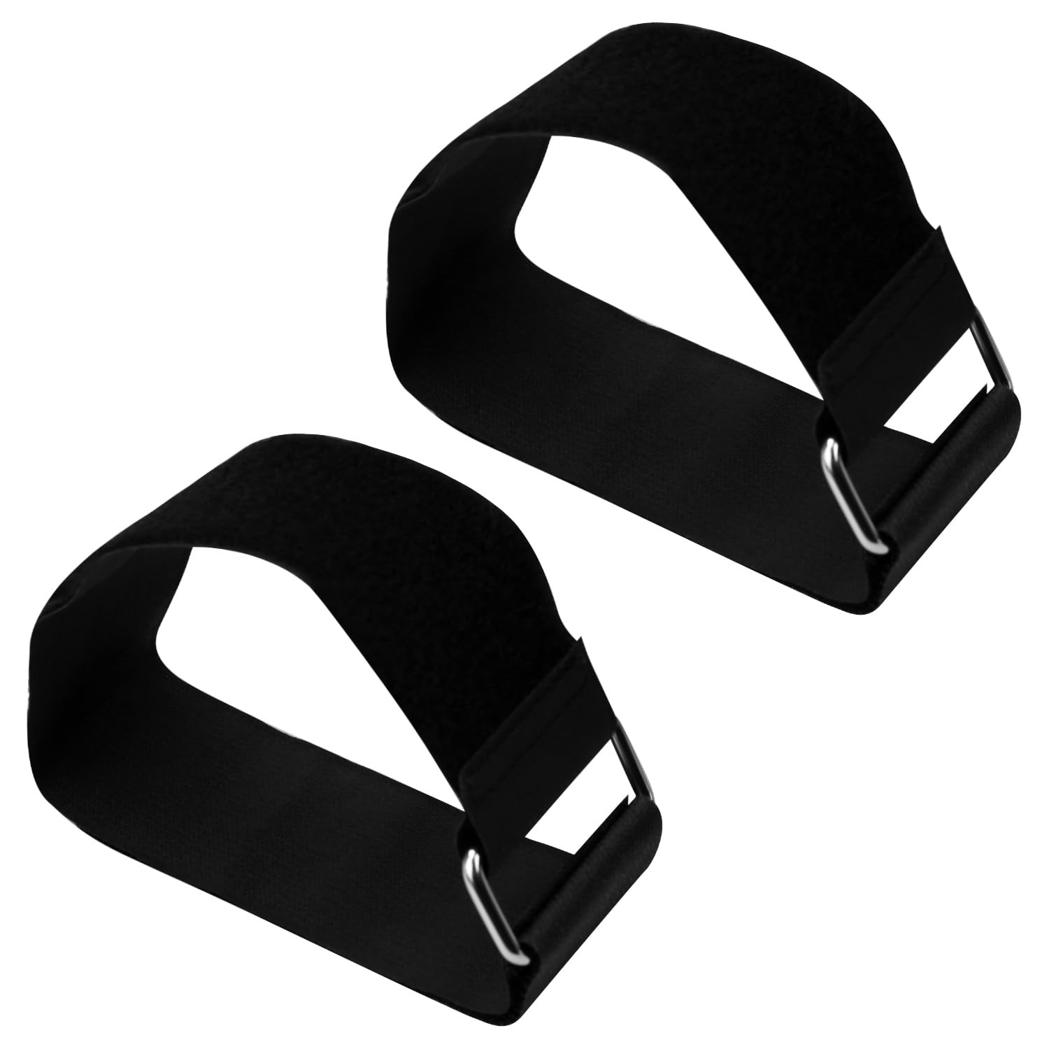 2pcs Ellipse Leg Exerciser Machine Pedal Straps, Traction Bands for Under Des...