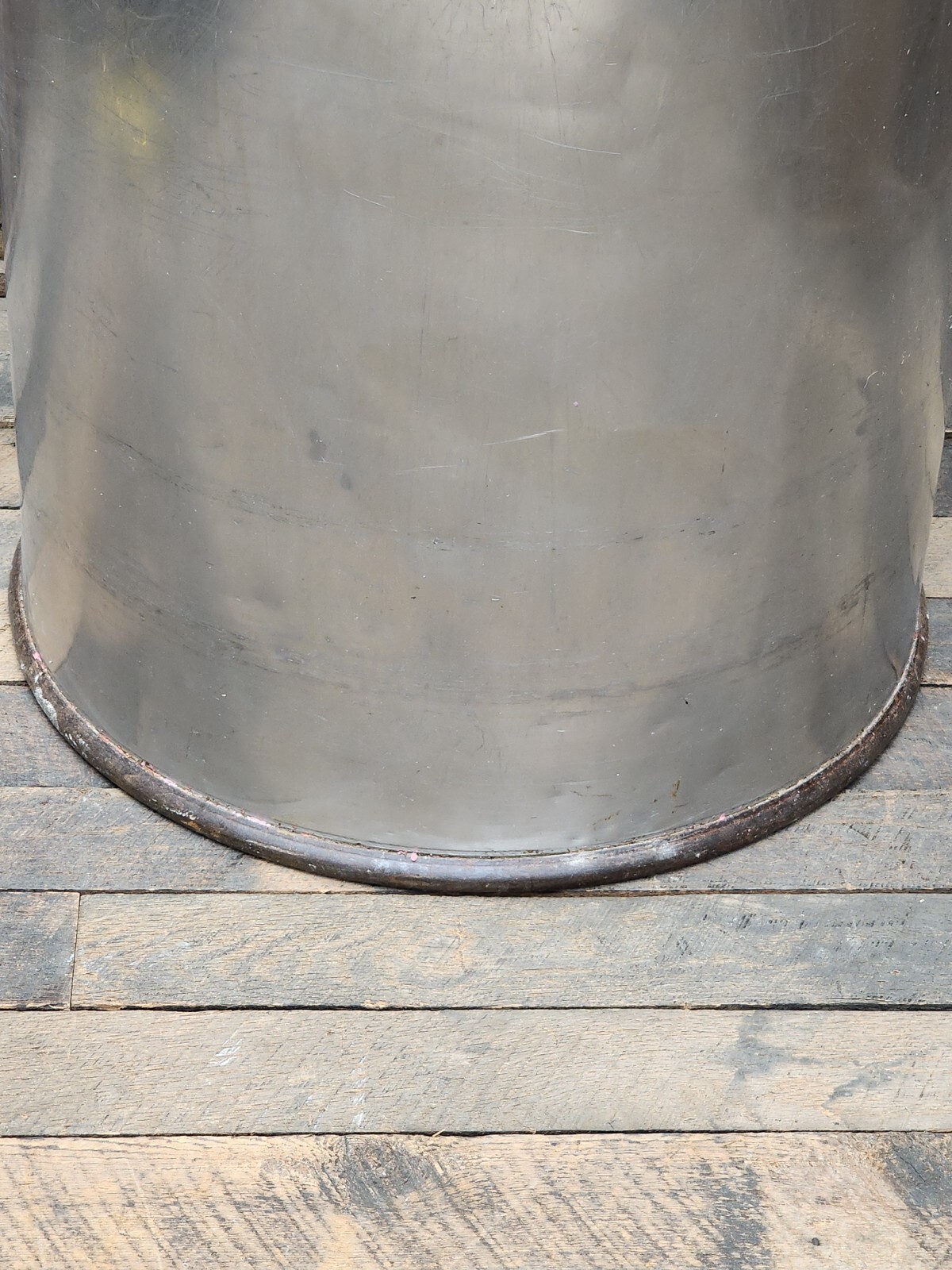 55 Gal Stainless Drum Barrel Open Head Top USED