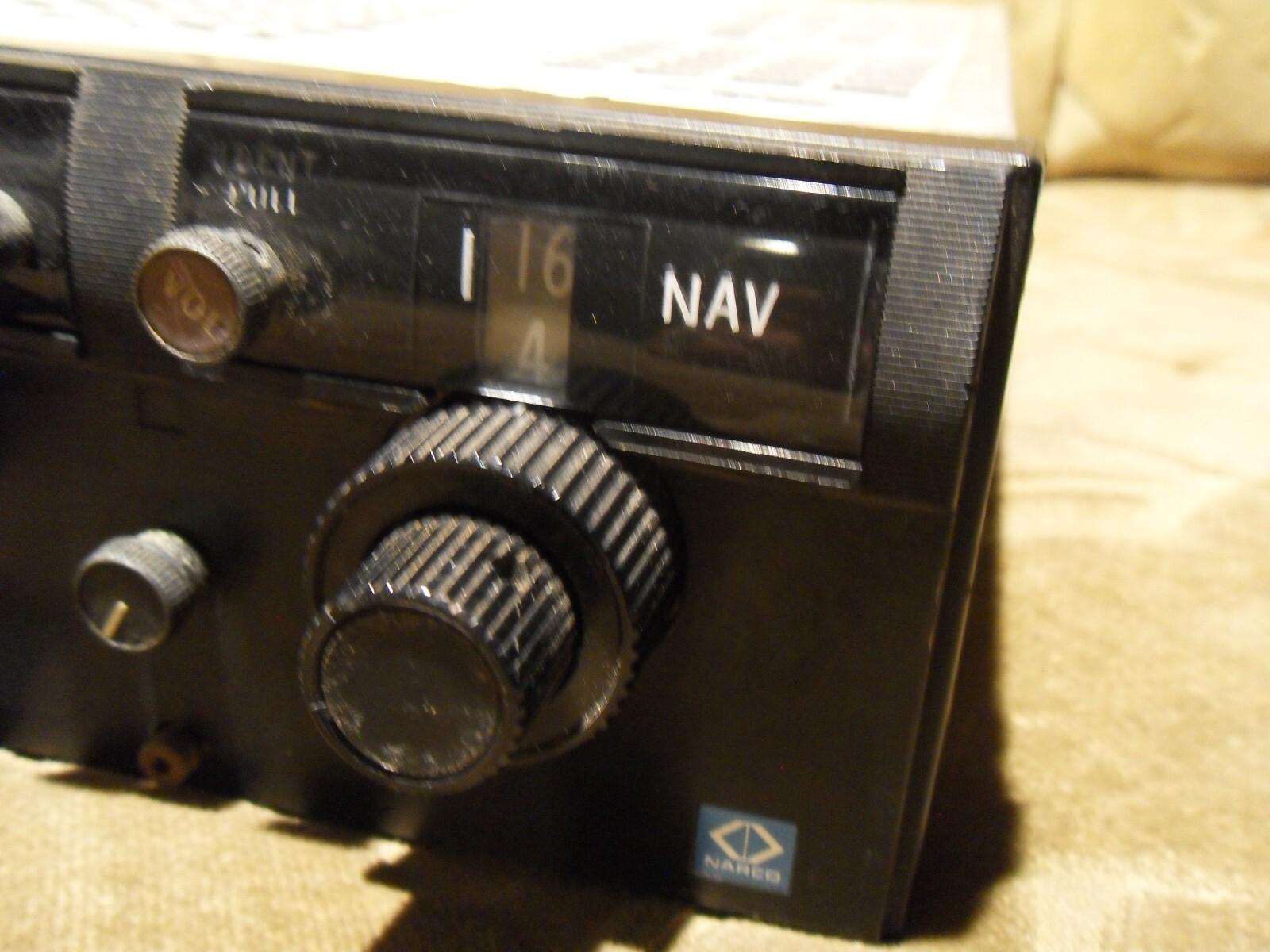 Narco Avionics MK12B Aircraft Nav/Com Untested AS PICTURED