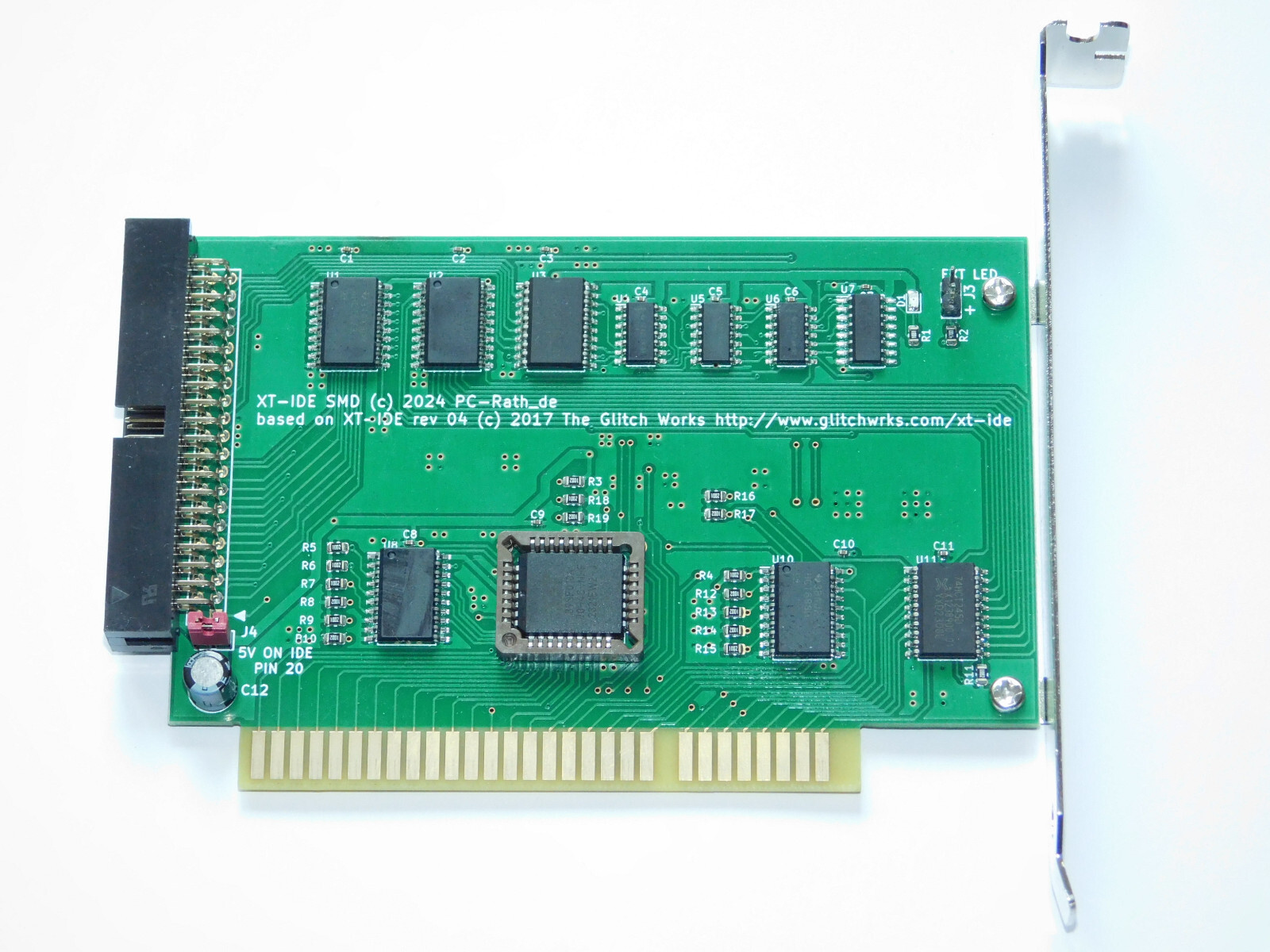 XT IDE Controller Platine Boot BIOS XT-IDE XTIDE HDD Festplatten Controller ISA