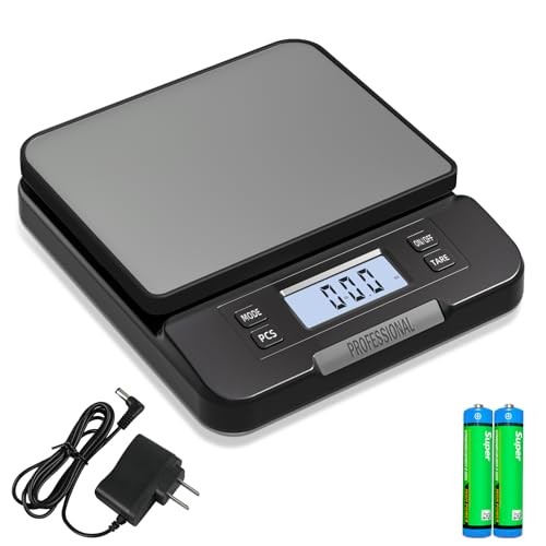 Shipping Scale 66lb Capacity, High Precision Digital Postal Scale with Large LCD