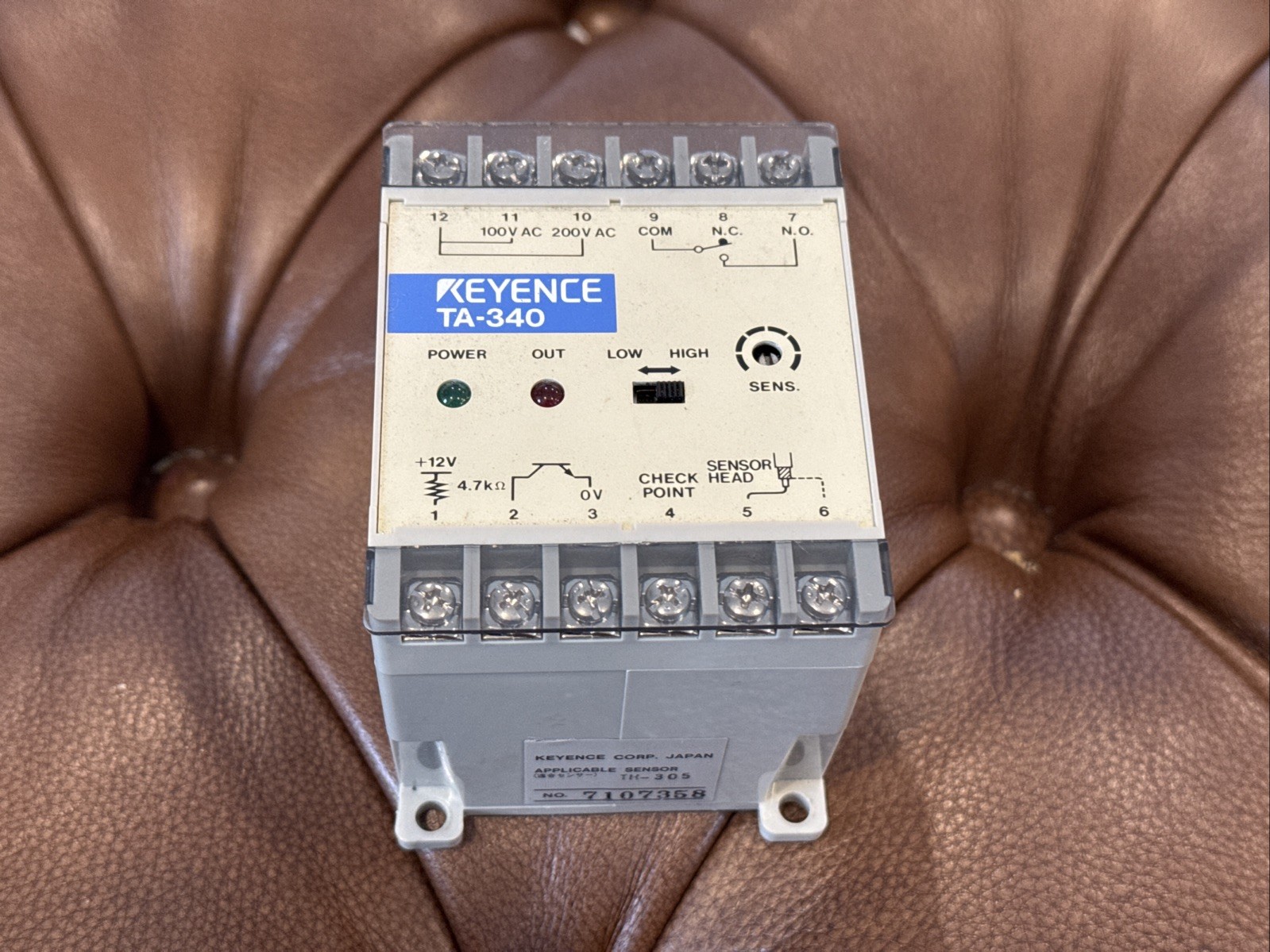 NEW SURPLUS Keyence TA-340 Sensor Amplifier Module WARRANTY FAST SHIPPING