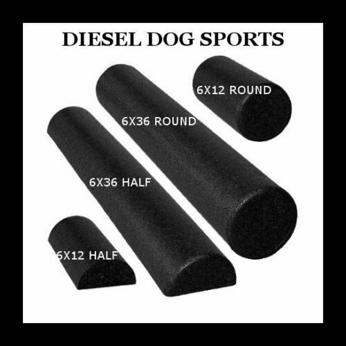 Black High Density Foam Roller - Extra Firm YOGA PILATES PHYSICAL THERAPY
