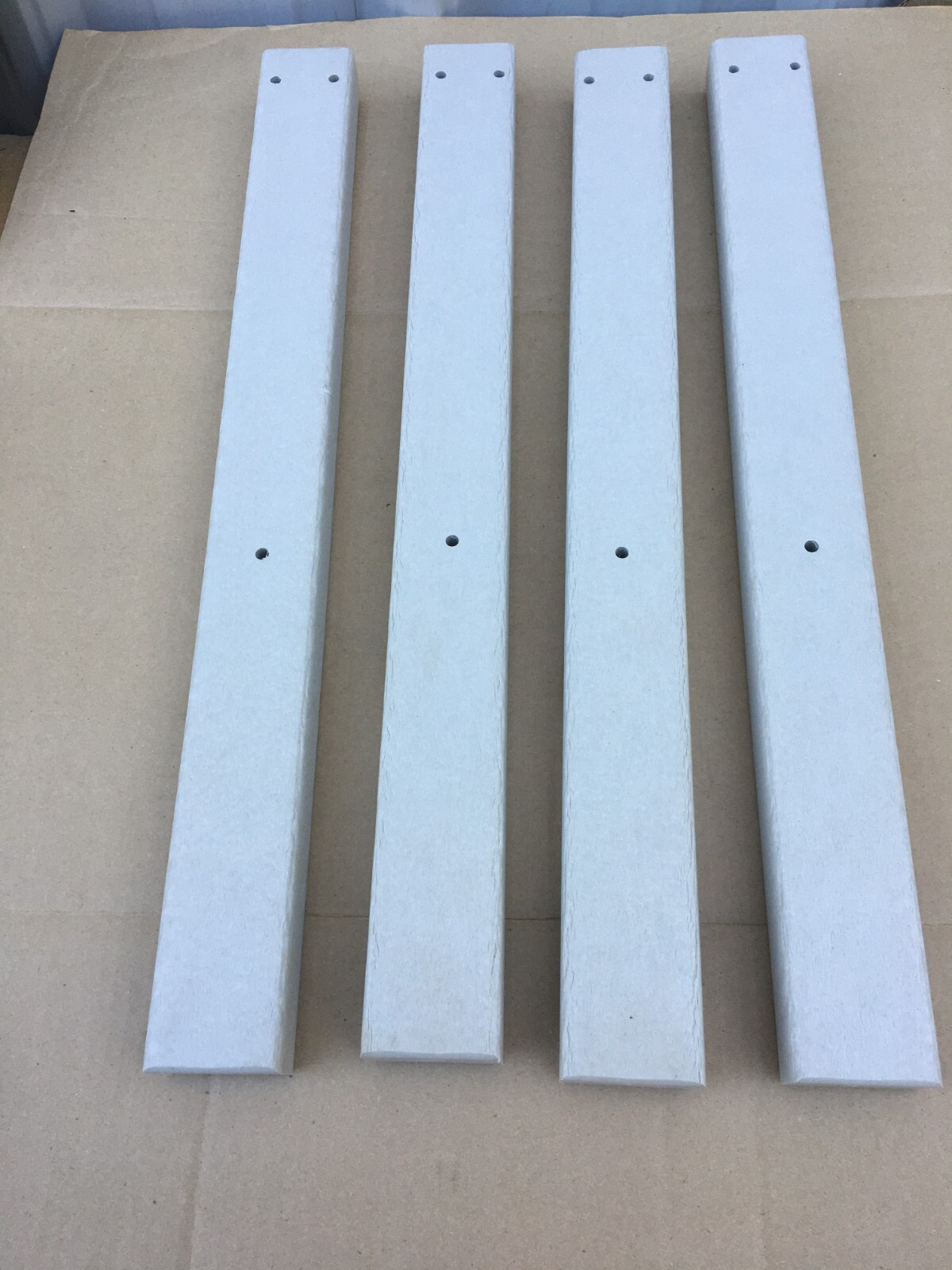 Plastic Legs Dining Color Sand, (set of 4)