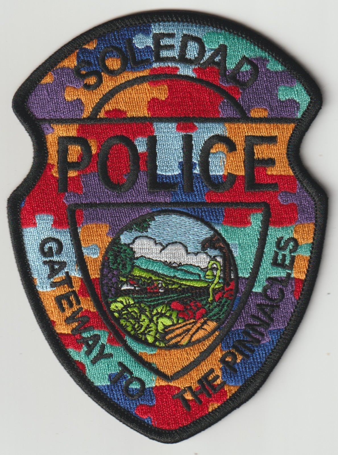 Soledad, California Police - Autism Awareness Patch!