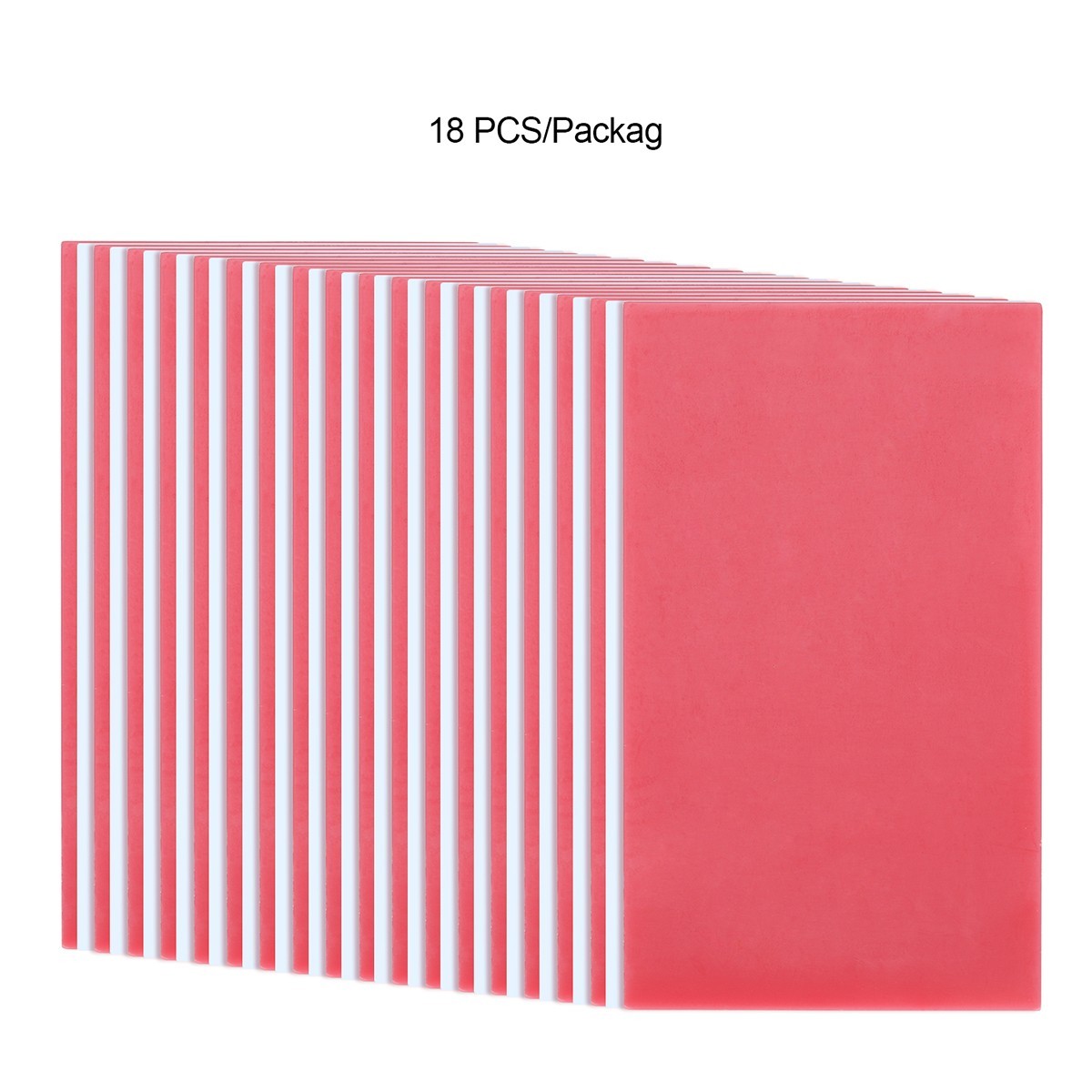 Dental 1.3mm Base Plate Wax 18 Sheets Red Modeling Wax Utility Instruments