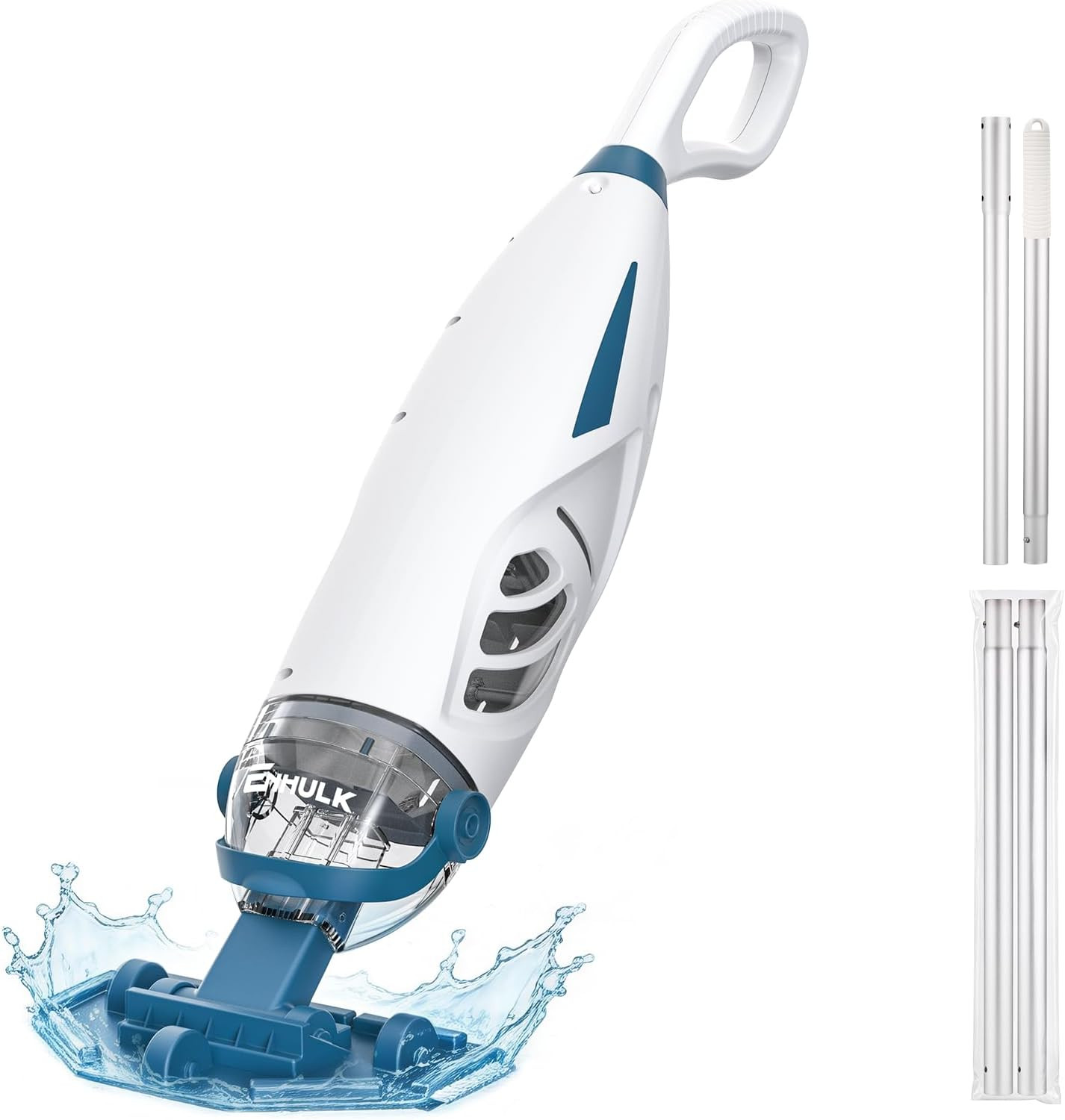 PC68 Cordless Pool Vacuum, Upgraded 26. GPM Beast-Level Suction, ' Extension Pol
