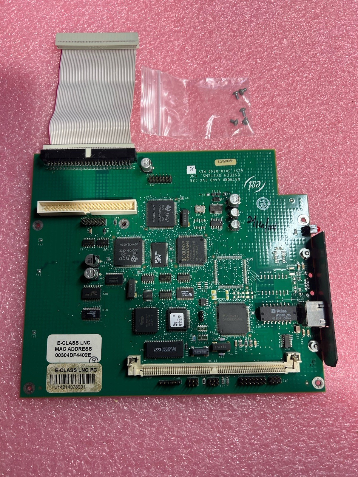ESI 5010-0549 E-CLASS IVX128 LNC NETWORK CARD  - Refurbished