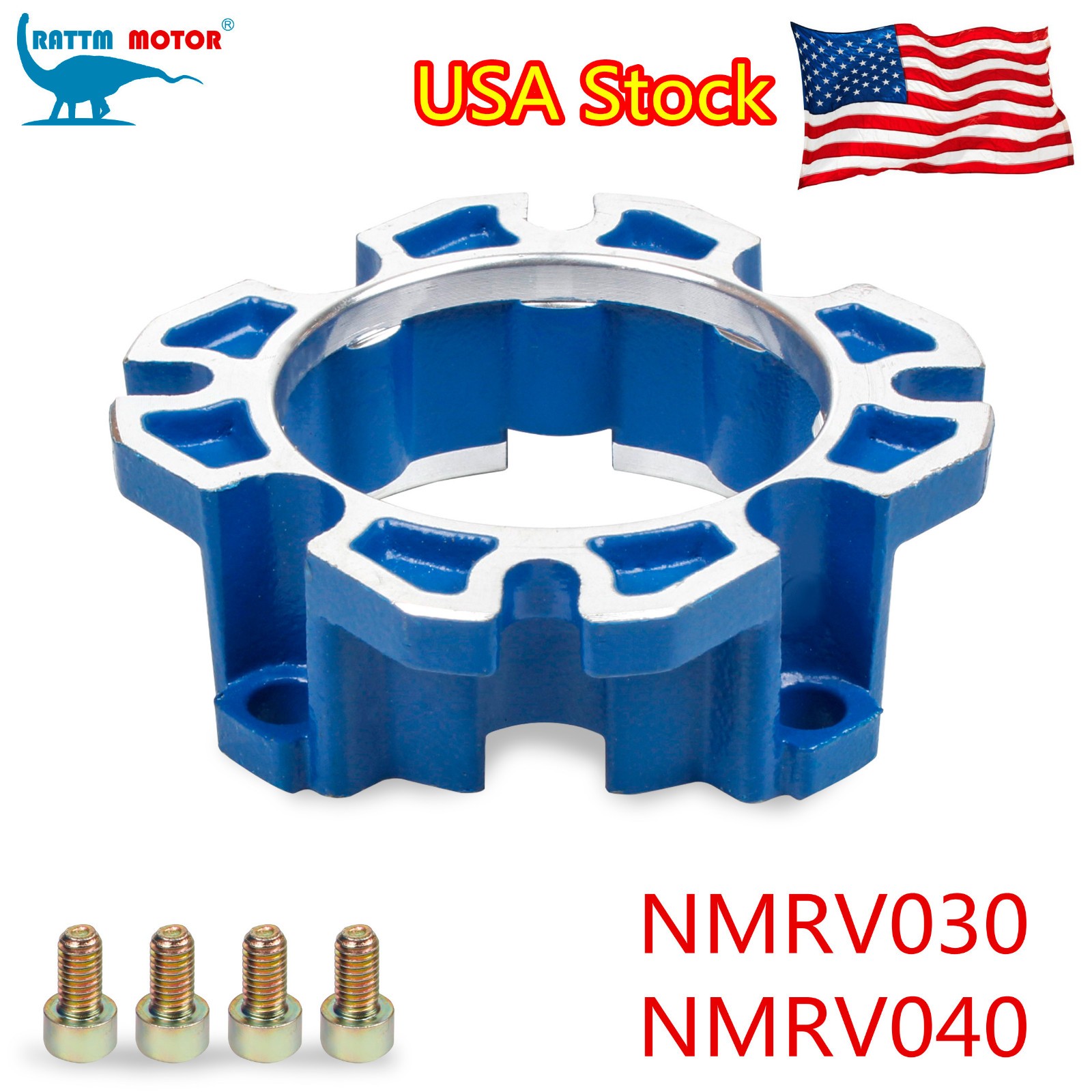 【US】NMRV030 NMRV040 Worm Gearbox Reducer Output Flange Aluminum Mounting Bracket
