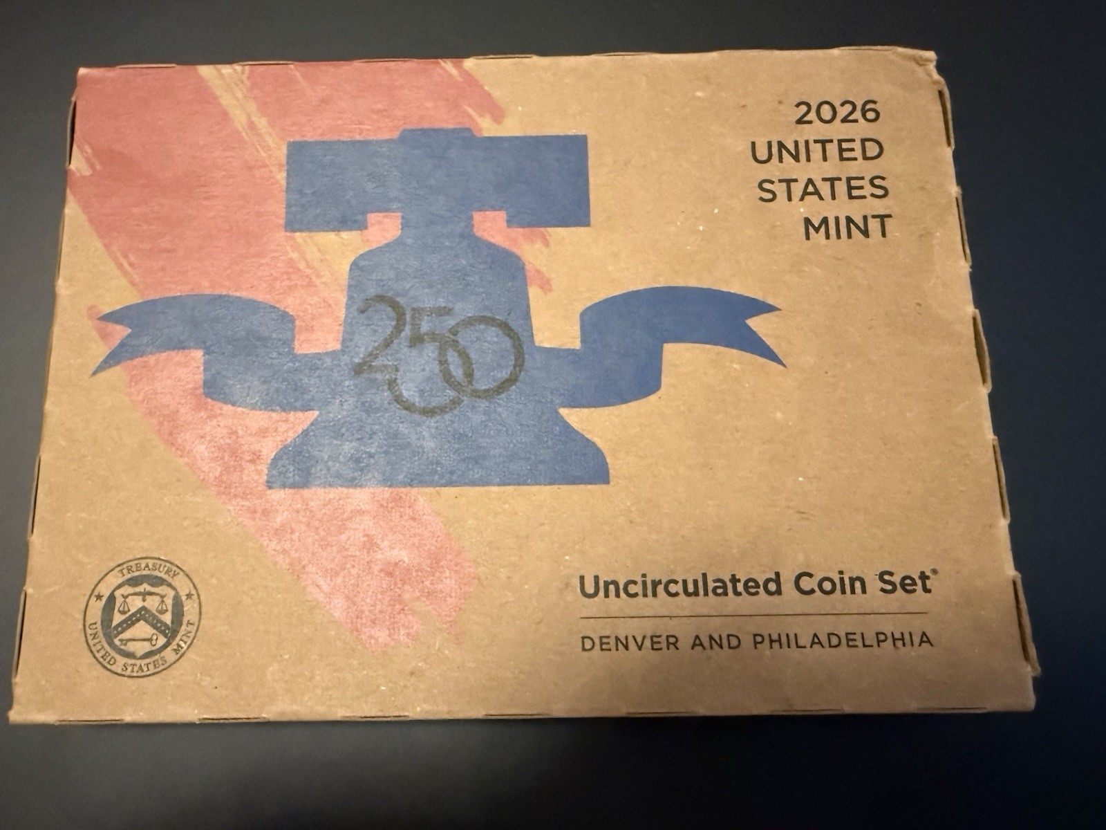 2026 P & D Uncirculated Coin Mint Set  With Dual Date Penny Free Shipping