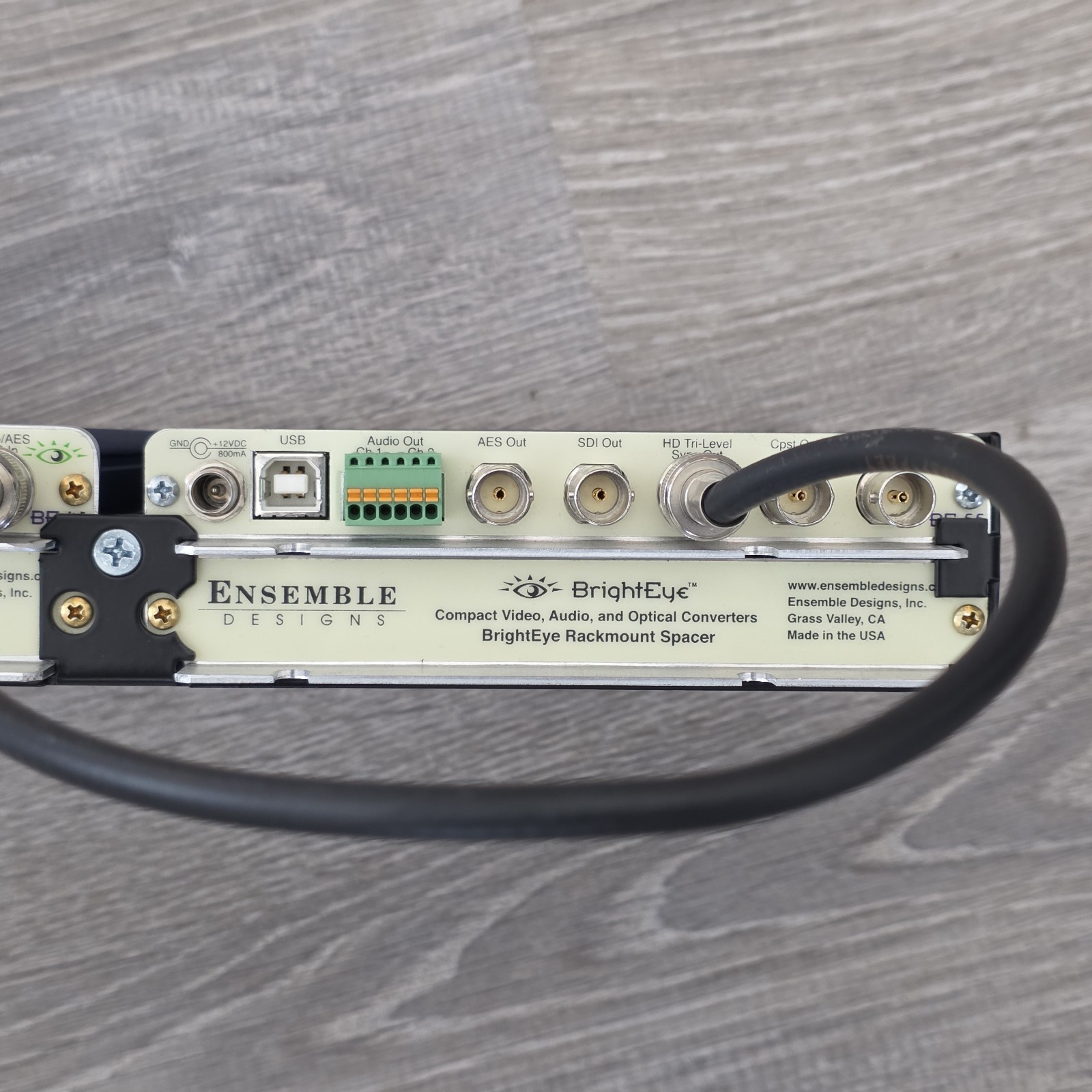 Ensemble Designs BrightEye Rack Bundle (1) BE55 Sync Gen (2) BE41 DA - Powers On
