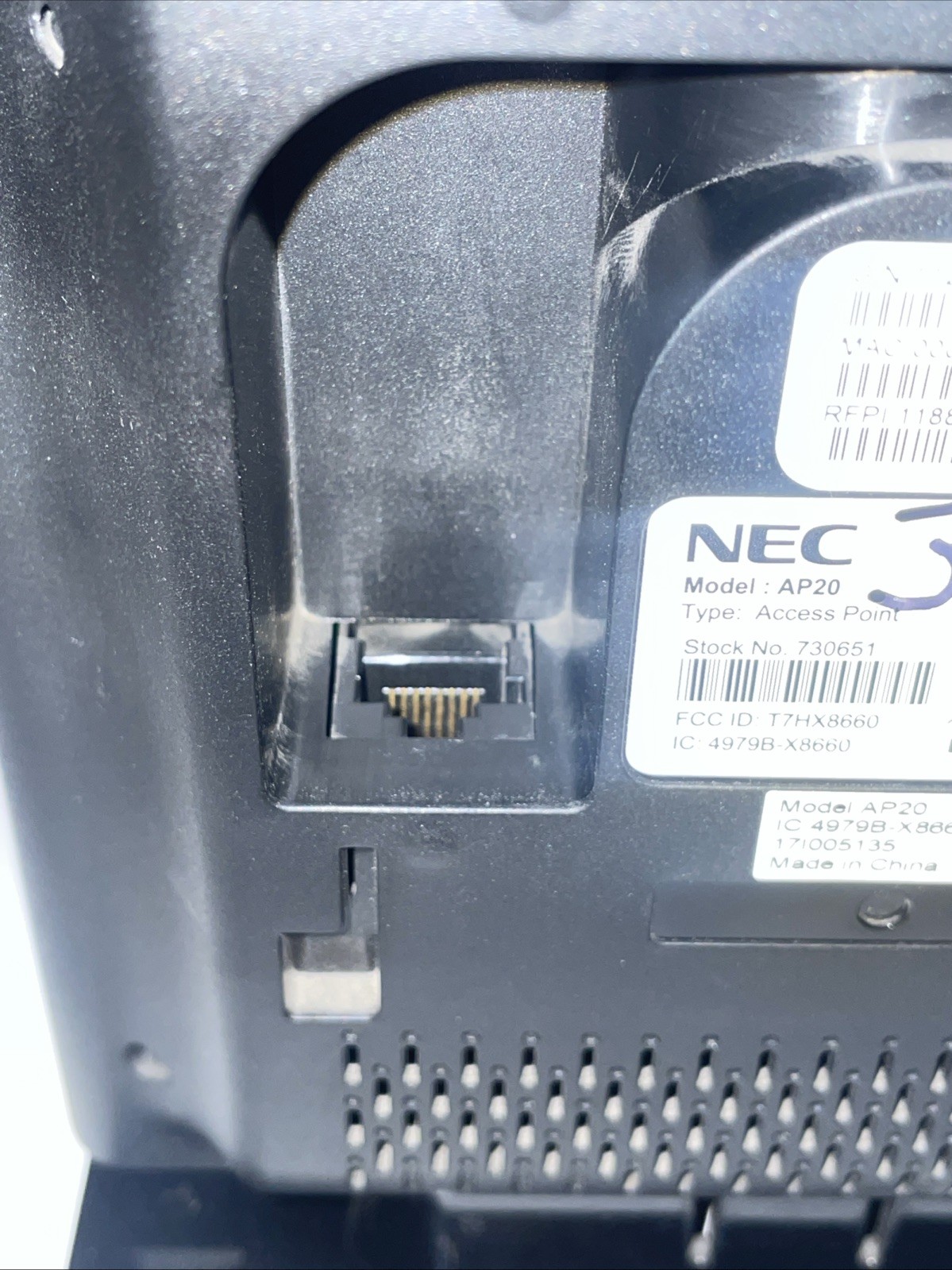 NEC AP20 IP DECT Access Point Model 730651 – PoE Tested Working