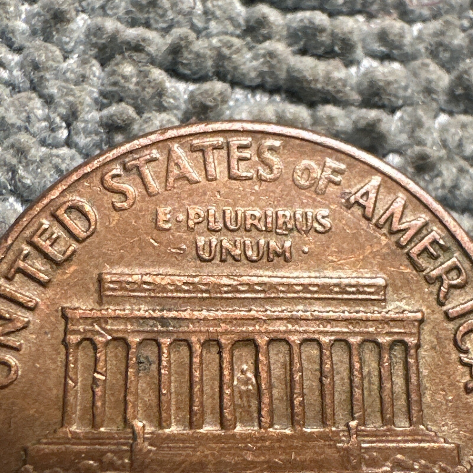 1970 D Lincoln Memorial Cent With A Doubled Die Reverse Machine Doubling