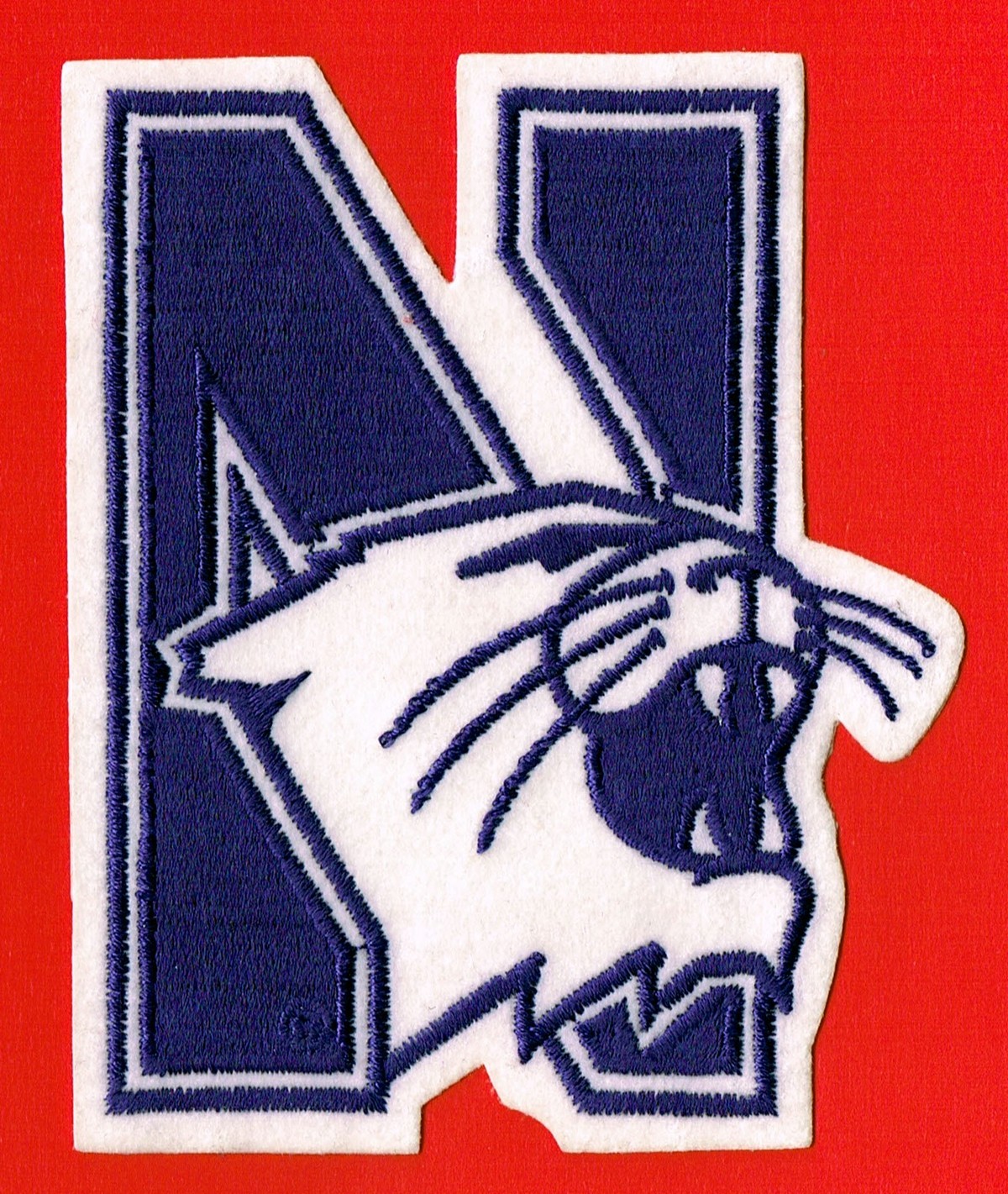 NORTHWESTERN WILDCATS COLLEGE TEAM EMBLEM PATCH