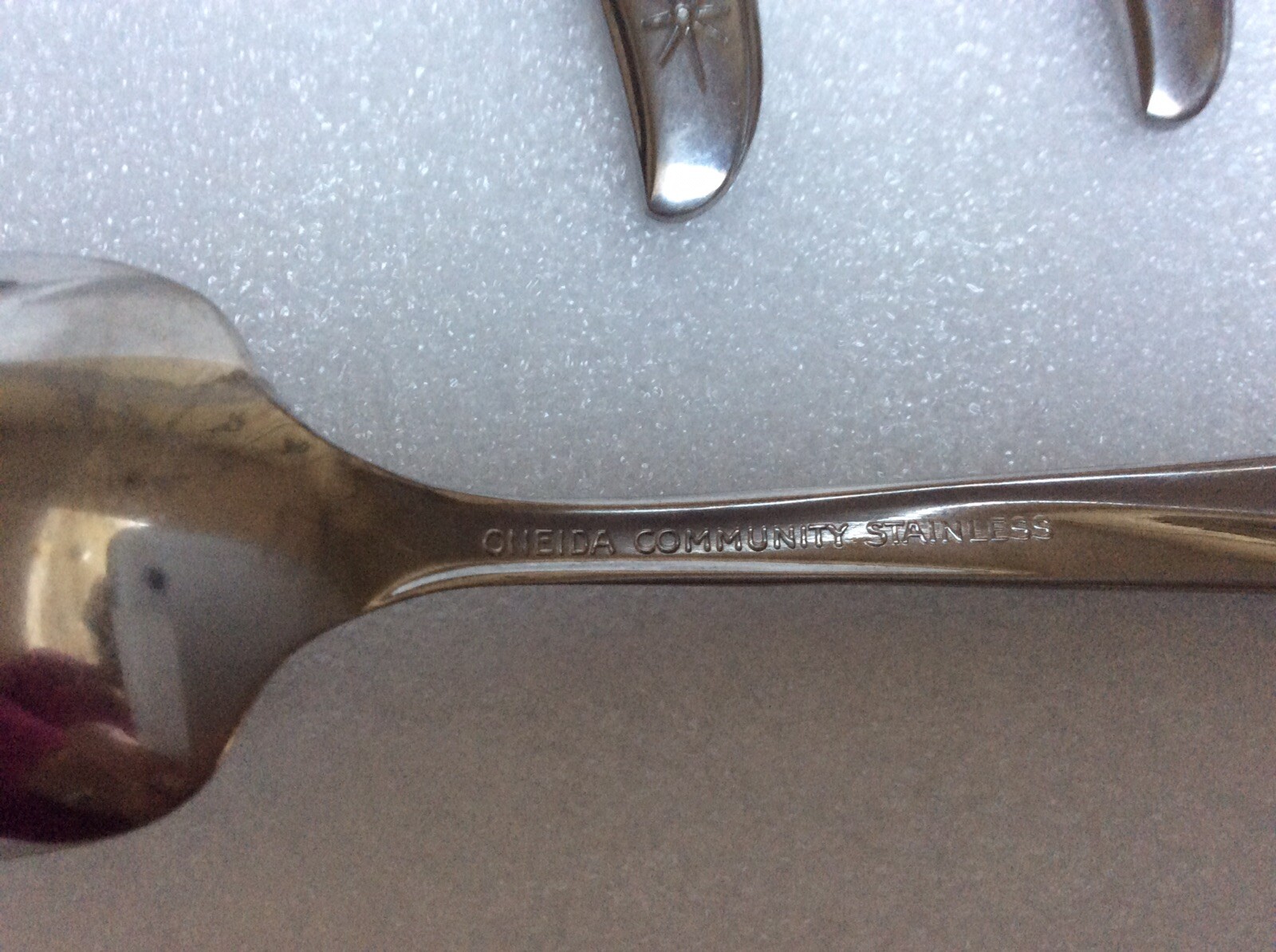 Oneida Community Stainless Twin Star 4 Fruit Spoons 6”