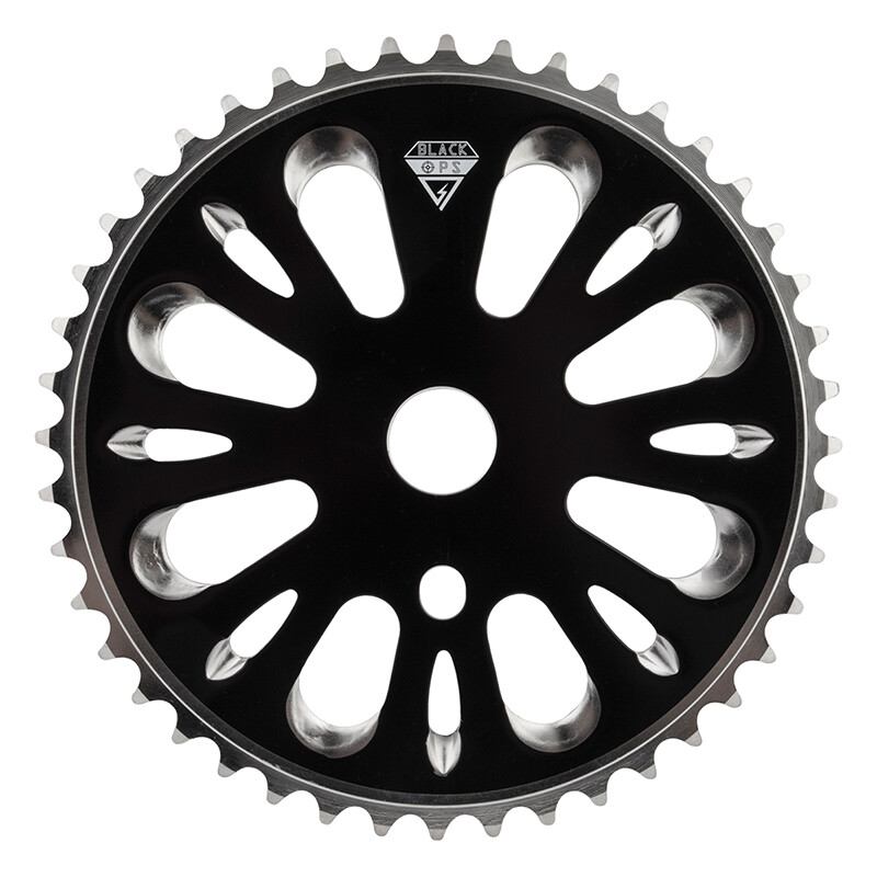 Black Ops Pimp Chainring Bk-ops 1pc 44t 3/32 Stl Bk