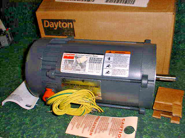 NEW Dayton 3GC52 - 3/4 HP Hazardous Location Motor - 1140 RPM (26865-BPR3)