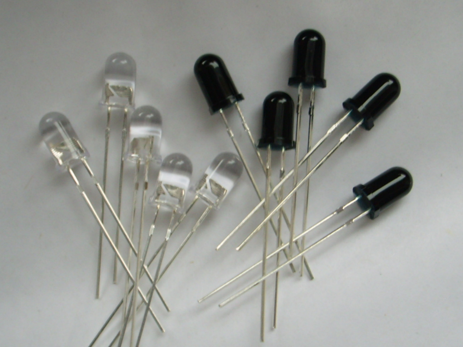5 pieces photodiode-photodiode plus 5 pieces infrared-IR LED 5mm 940nm