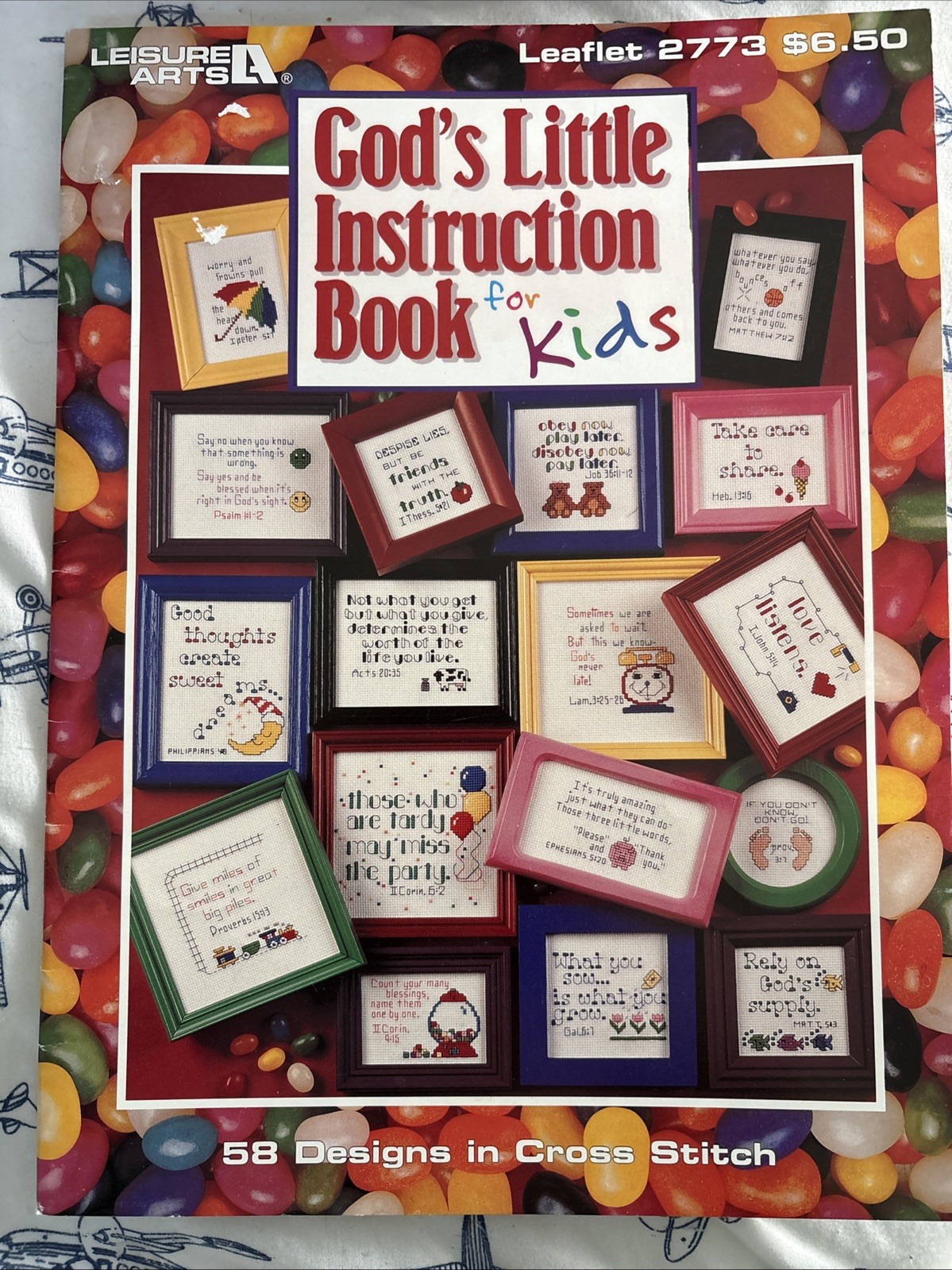 Leisure Arts Leaflet #2773 God's little instruction book for kids 58 Designs