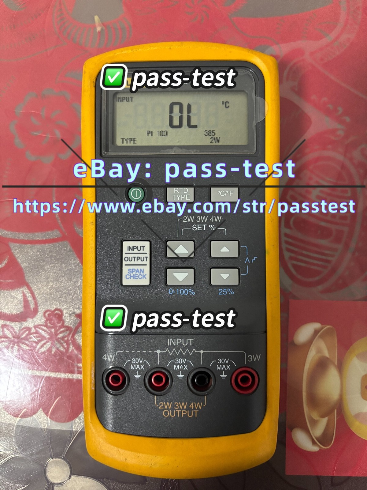 1PCS FLUKE Fluke 712 RTD Process Calibrator /Good function /