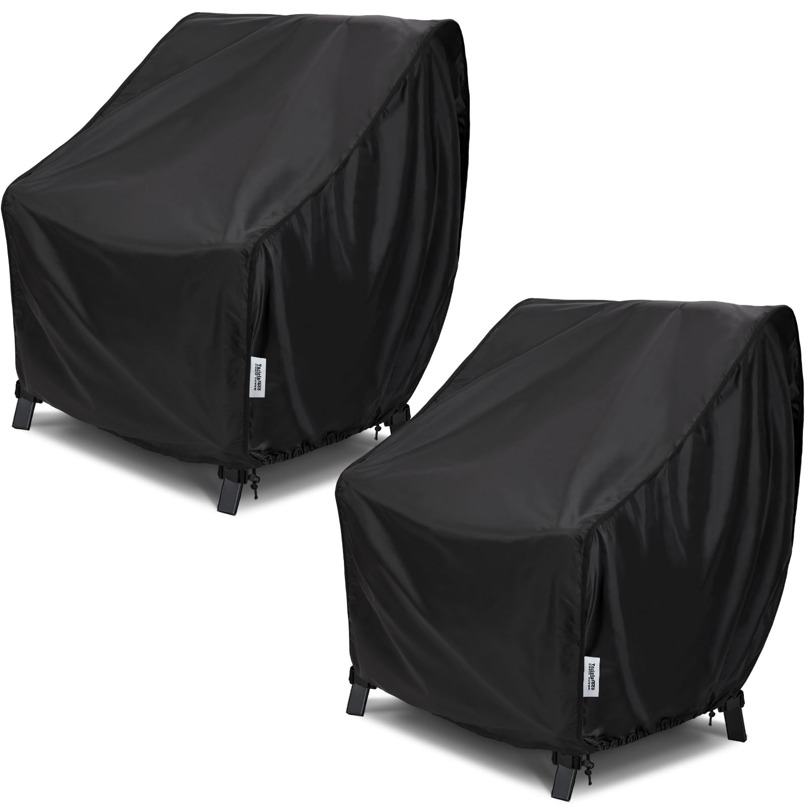 VARIETYFACE Waterproof Patio Chair Covers 35x38x31 inch -2pack, Black-chair
