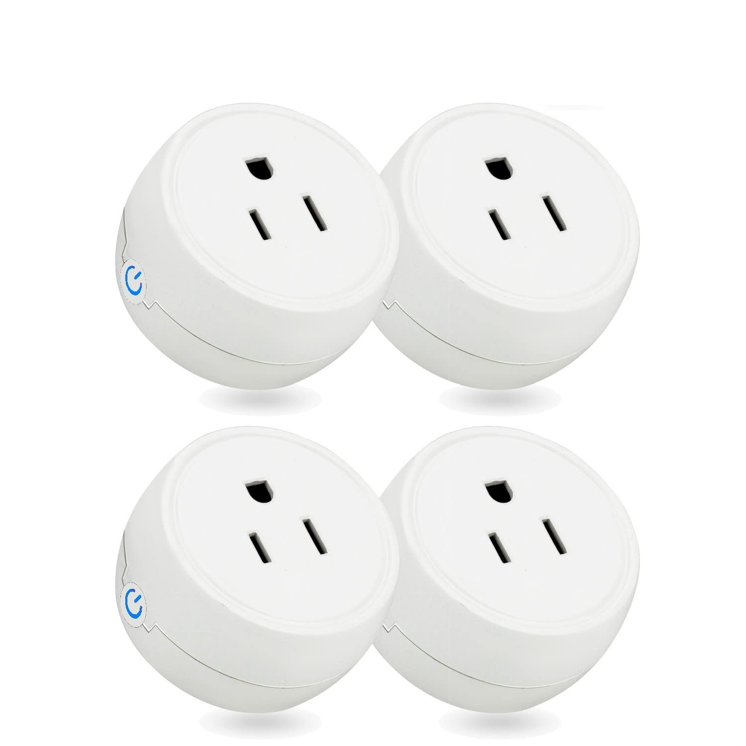 Martin Jerry Mini Smart Plug Tasmota Pre-Flashed 4-Pack No Hub WiFi Smart Home