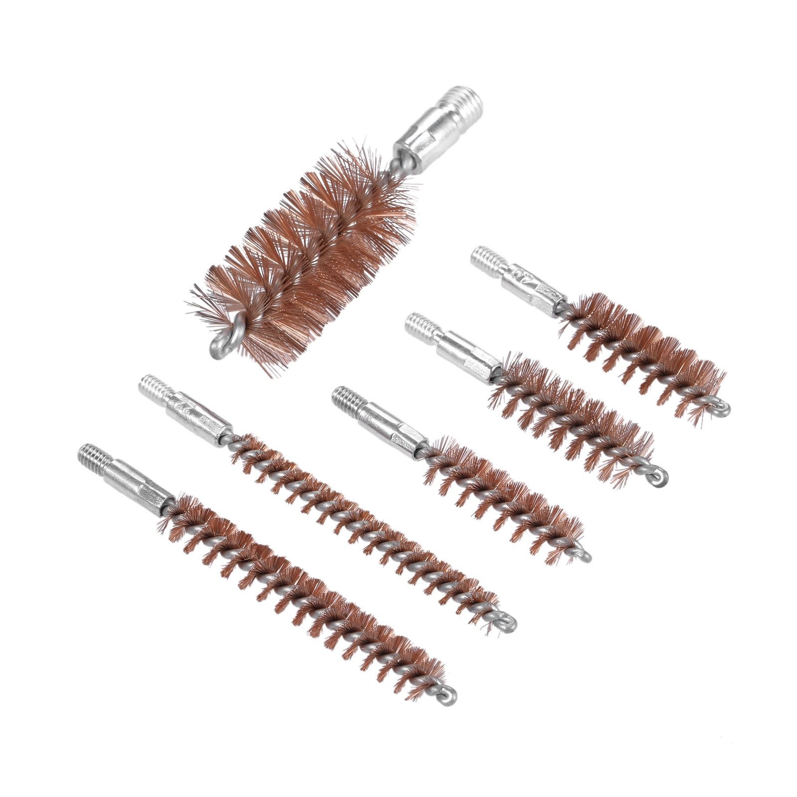 5Pcs Bronze Bore Brushes Phosphor Bristles for Rifle Gun Pistol Cleaning Tool
