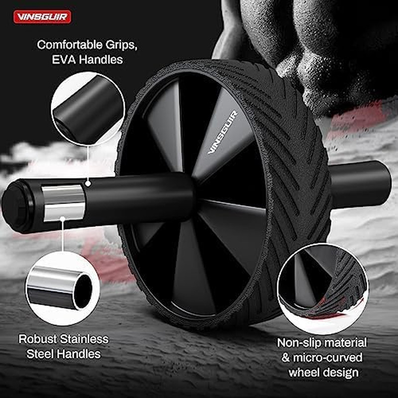 Ab Roller Wheel - Ab Workout Equipment for Abdominal & Core Strength Training, H
