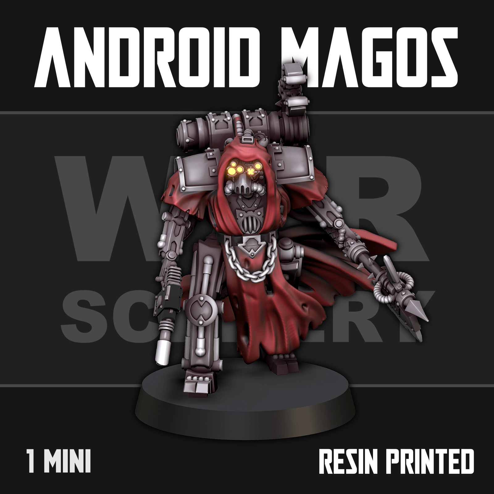 Chaos Android Magos - Grimdark Minis