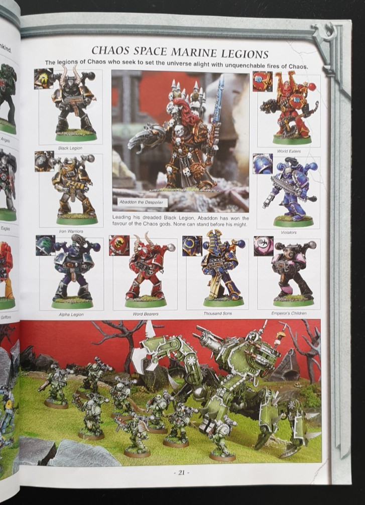 Warhammer 40K 3rd Edition Codex Eye of Terror (paperback, 2003)