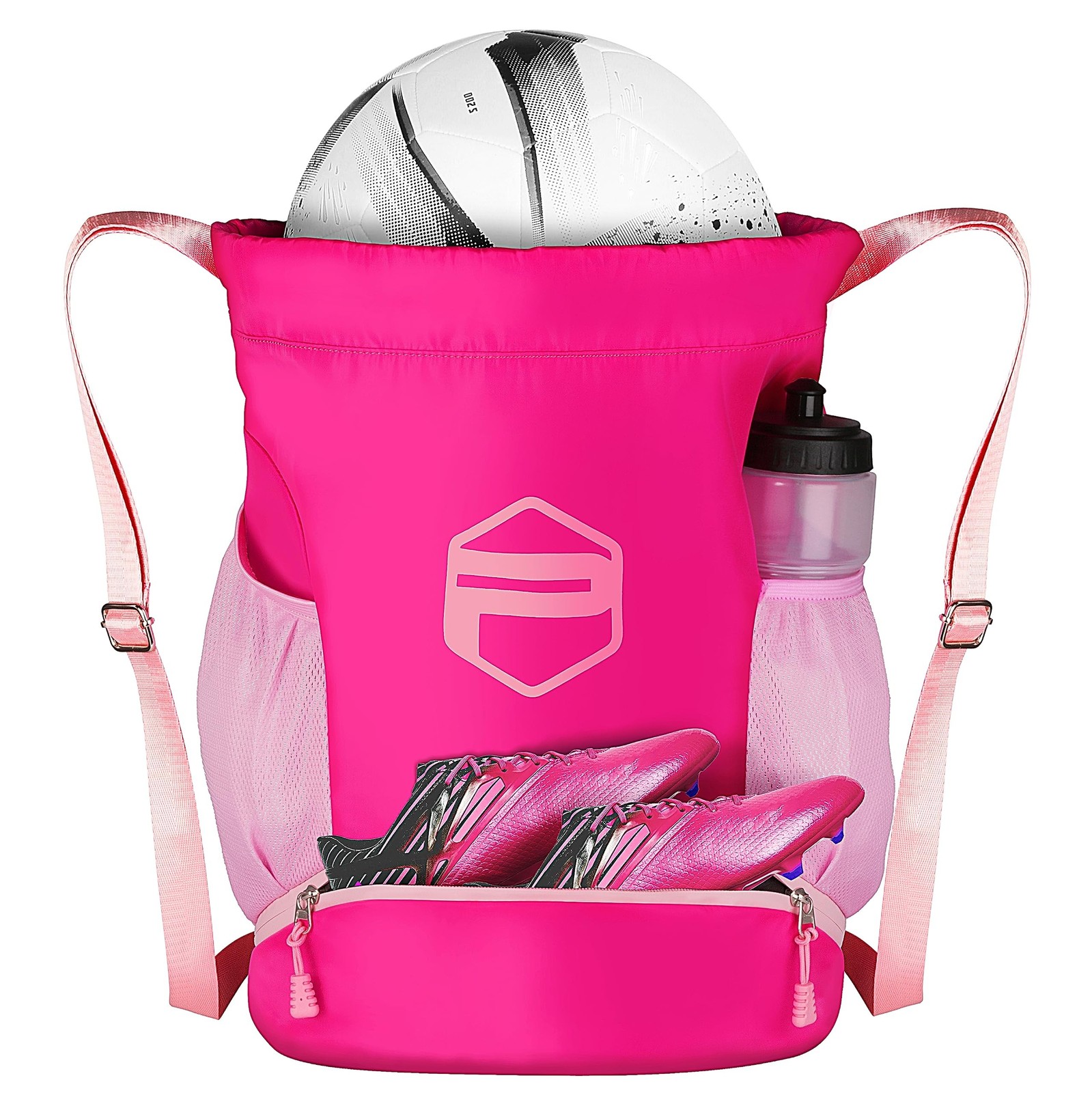 Picador Soccer Ball Bags, Drawstring Basketball Backpack for Sport Training w...
