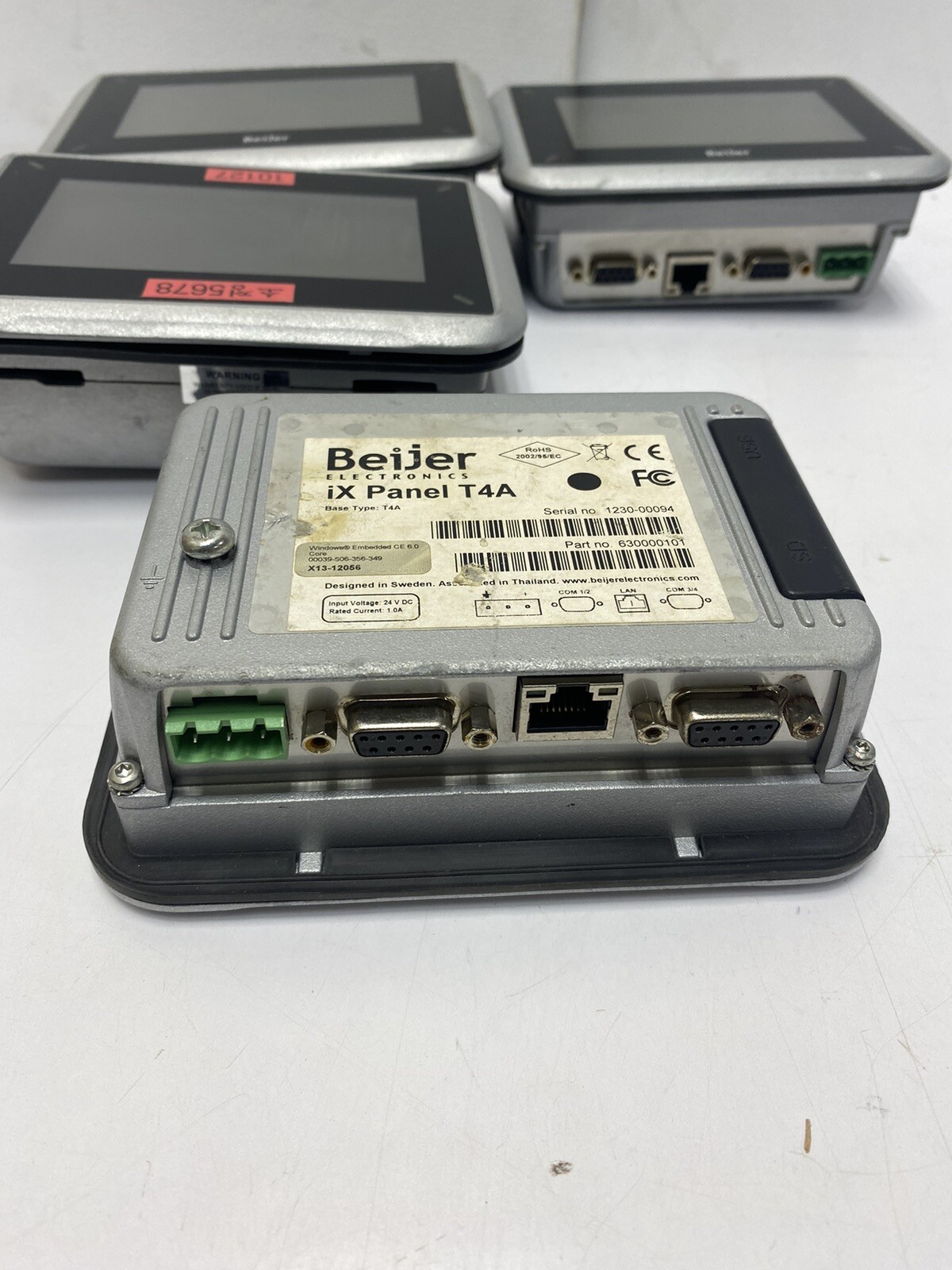 BEIJER ELECTRONICS IX Panel T4A 630000101 Touch Panel Working