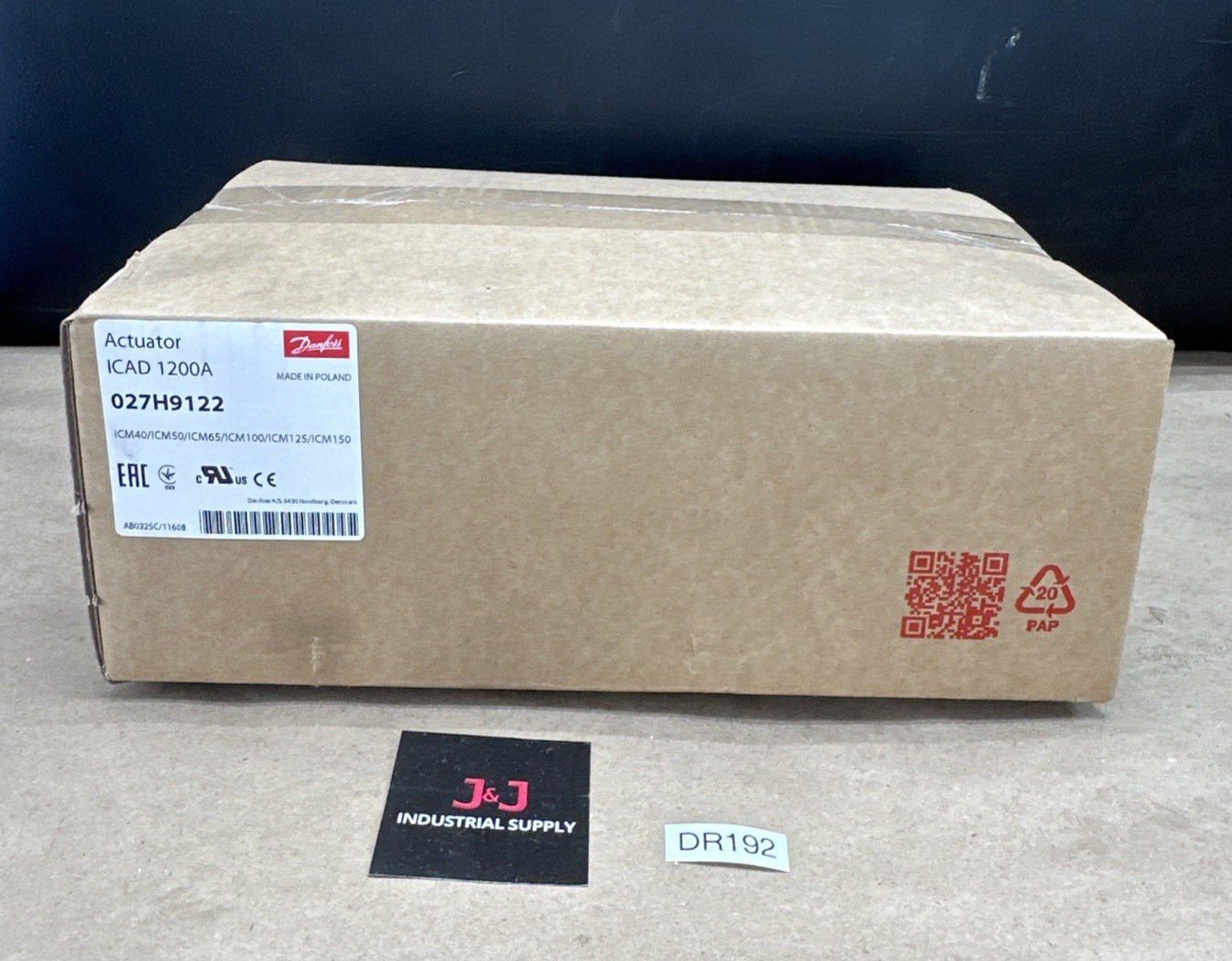 DANFOSS Actuator 027H9122 ICAD 1200A (For ICM40/50/65/100/125/150) NEW SEALED!