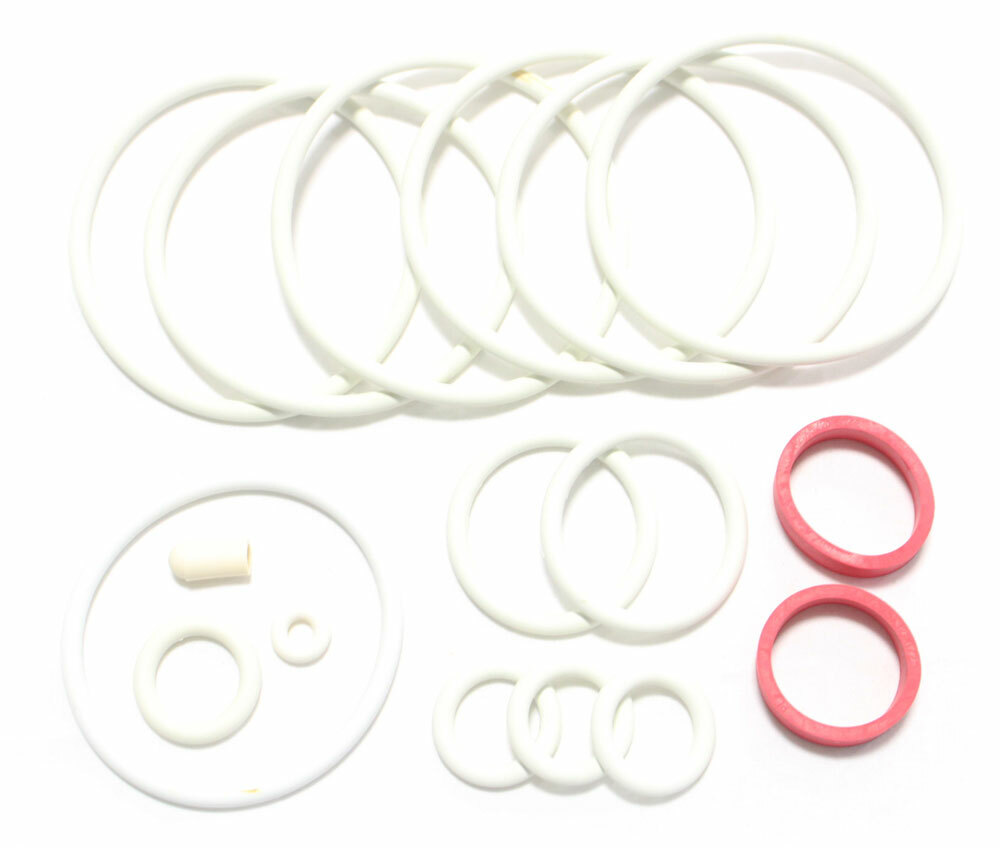 Fischer Skyhawk Pinball Machine Replacement Repair Rubber Ring Kit White