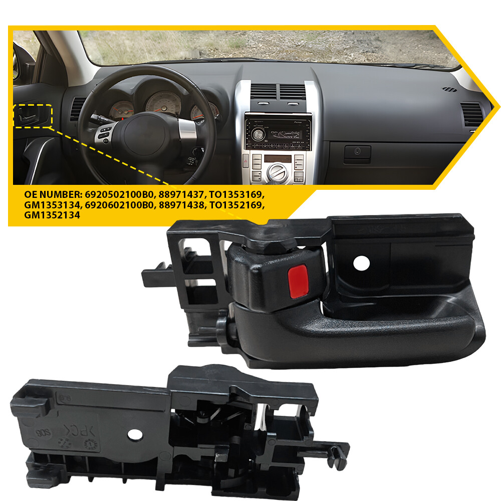 2PCS Interior Inner Inside Left Right Door Handle For 2005-2012 Toyota Tacoma