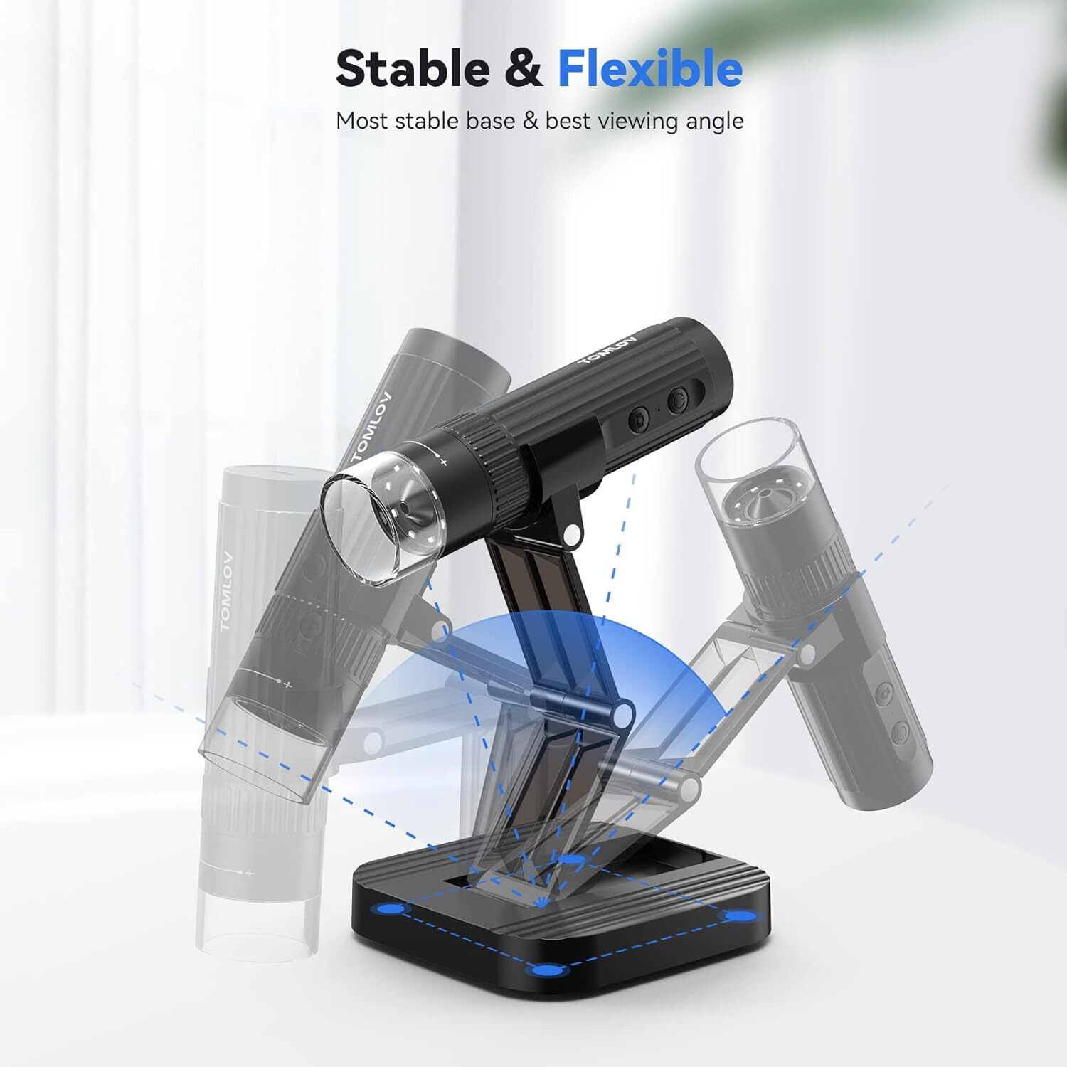 TOMLOV 1000x Digital Microscope USB Microscope 1080P Coin Scope Camera Magnifier