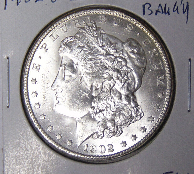 BU 1902-O Morgan Silver Dollar Uncirculated Baggy New Orleans Mint (102224)
