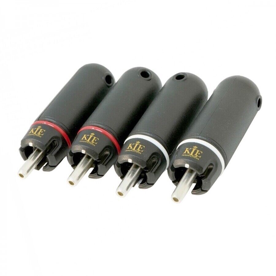 KLE Innovations Perfect 22 Harmony RCA Plug Connectors (A set of 4 pieces)