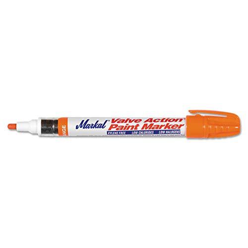Valve Action Paint Markers, Orange, 1/8 in, Medium (3 Pack)