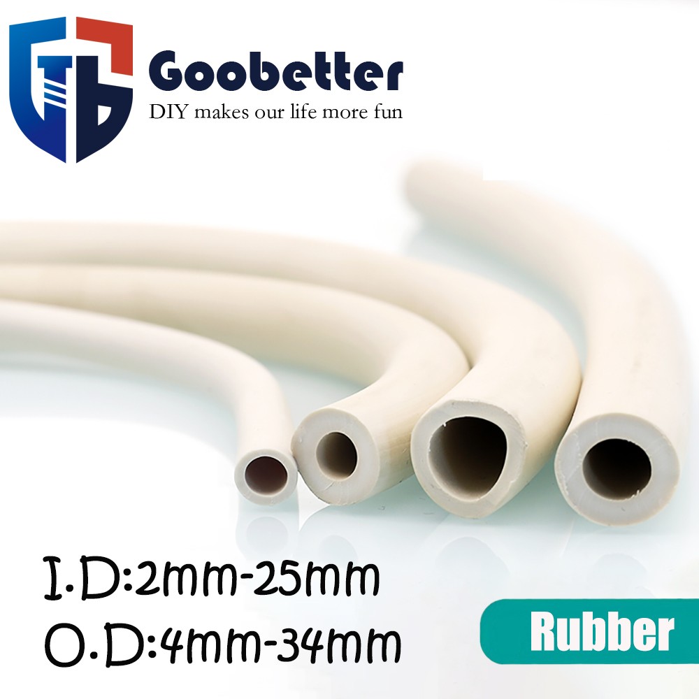 White Rubber / Vacuum Tube Laboratory Hose Pipe High Quality Inner Dia 2mm~25mm