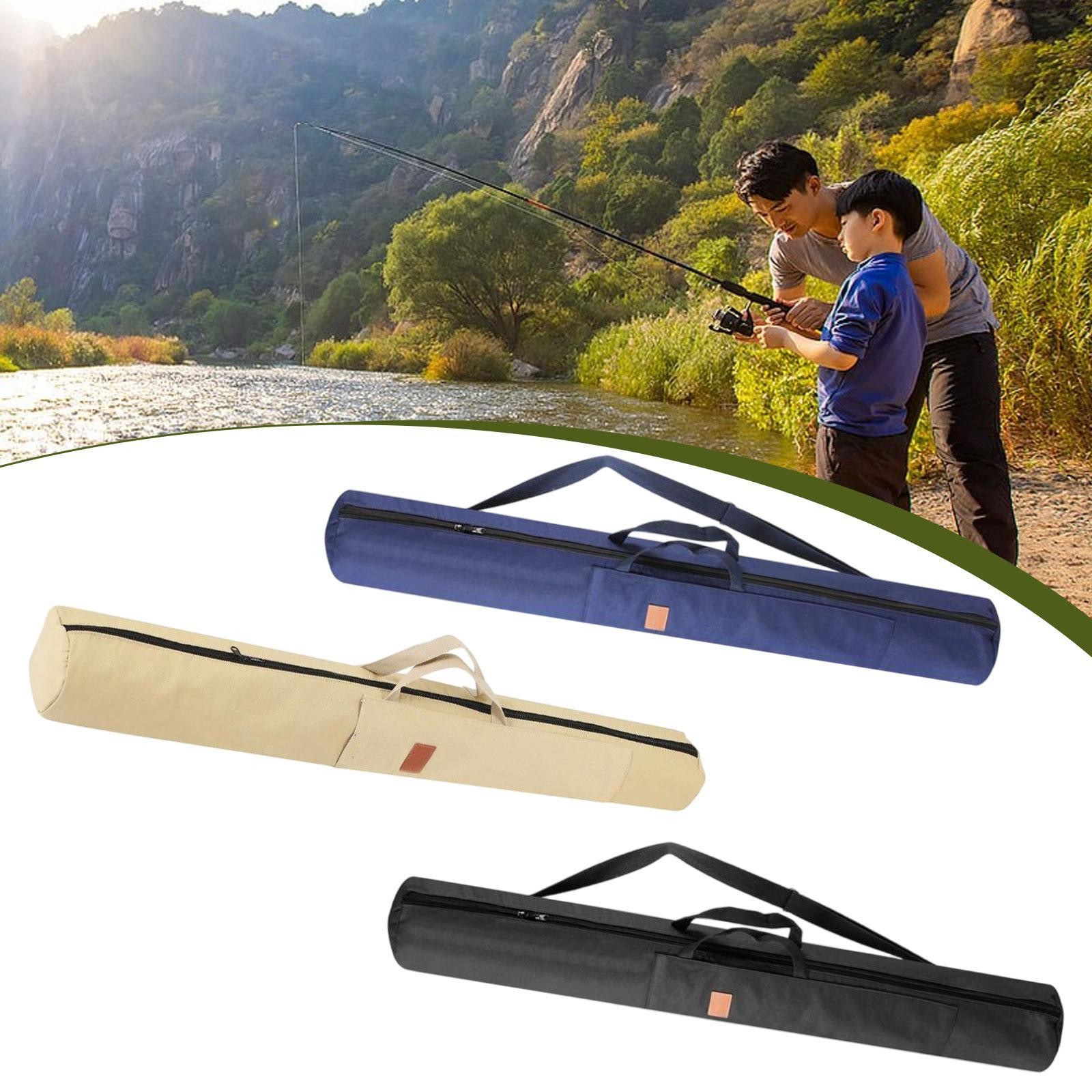 Fishing Rod Storage Bag Travel Carrier Shoulder Bag Accessory 47.24inch Fishing