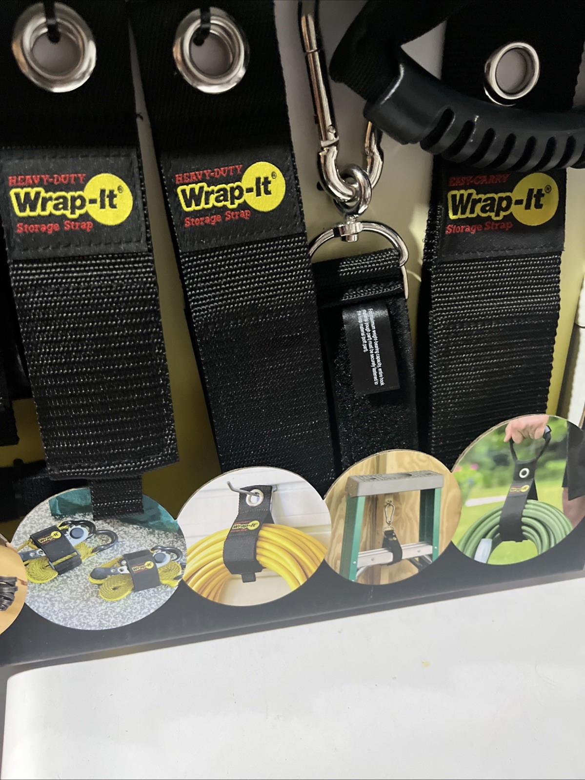 Wrap-It Storage Ultimate Organisation Storage Hang Gripping Strap Tie Pack 24Pcs