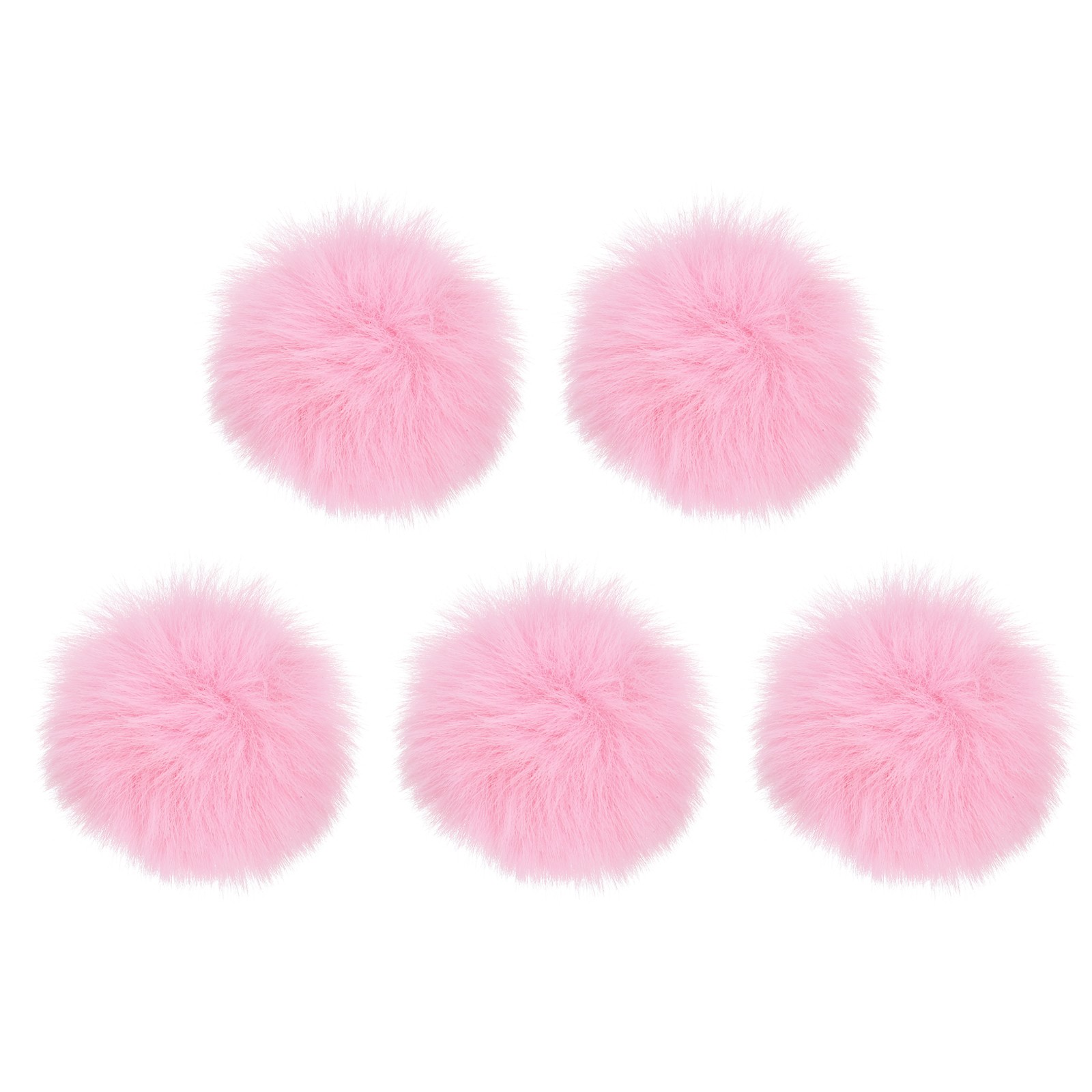 Furry Microphone Windscreen 10mm x 55mm Pink 5 Pack