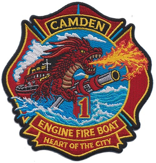 Camden Engine Fire Boat 1 *2026* NEW Heart of the City Fire Patch