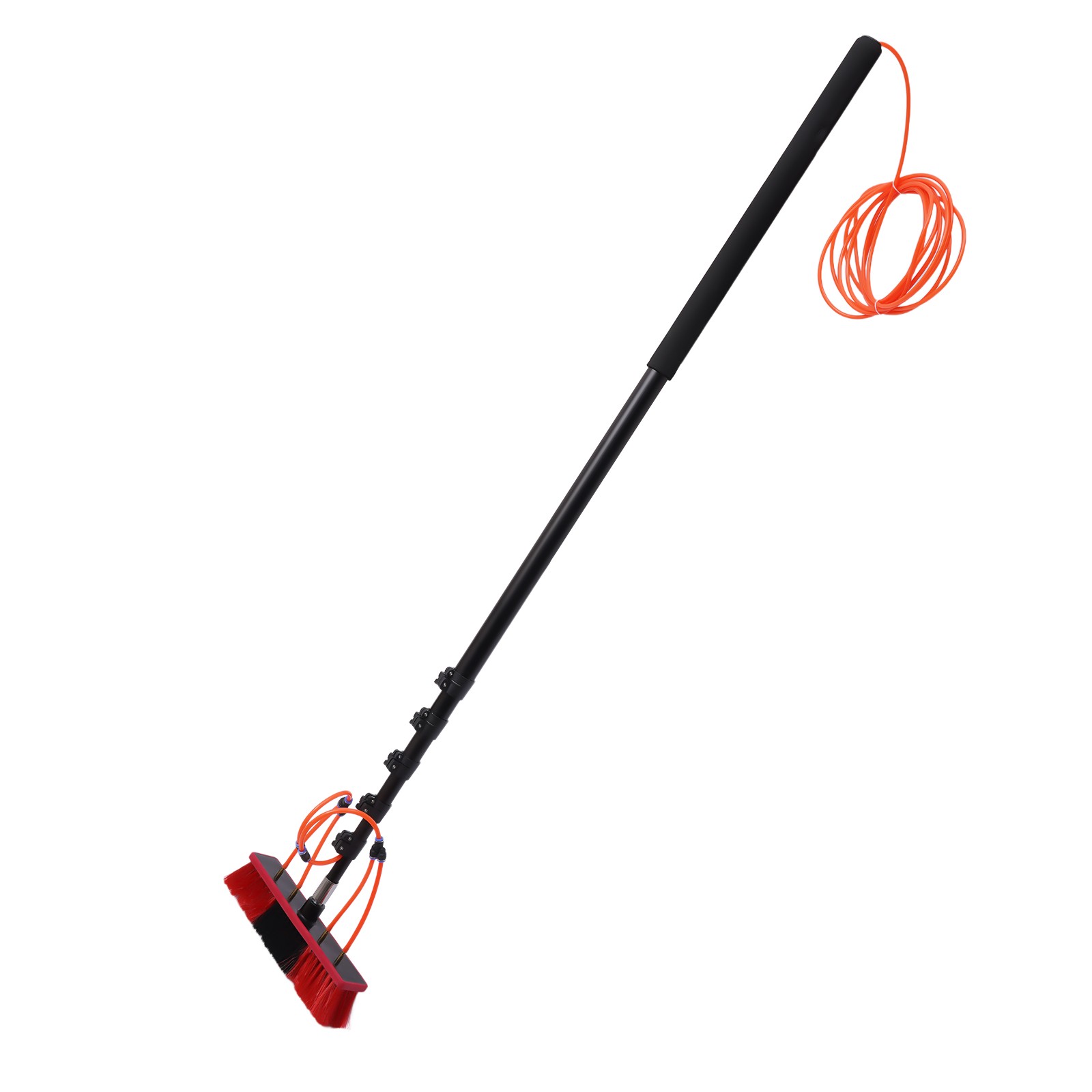 Outdoor Water Fed Brush 24ft Water Fed Pole Solar Panel Window Cleaning Tool