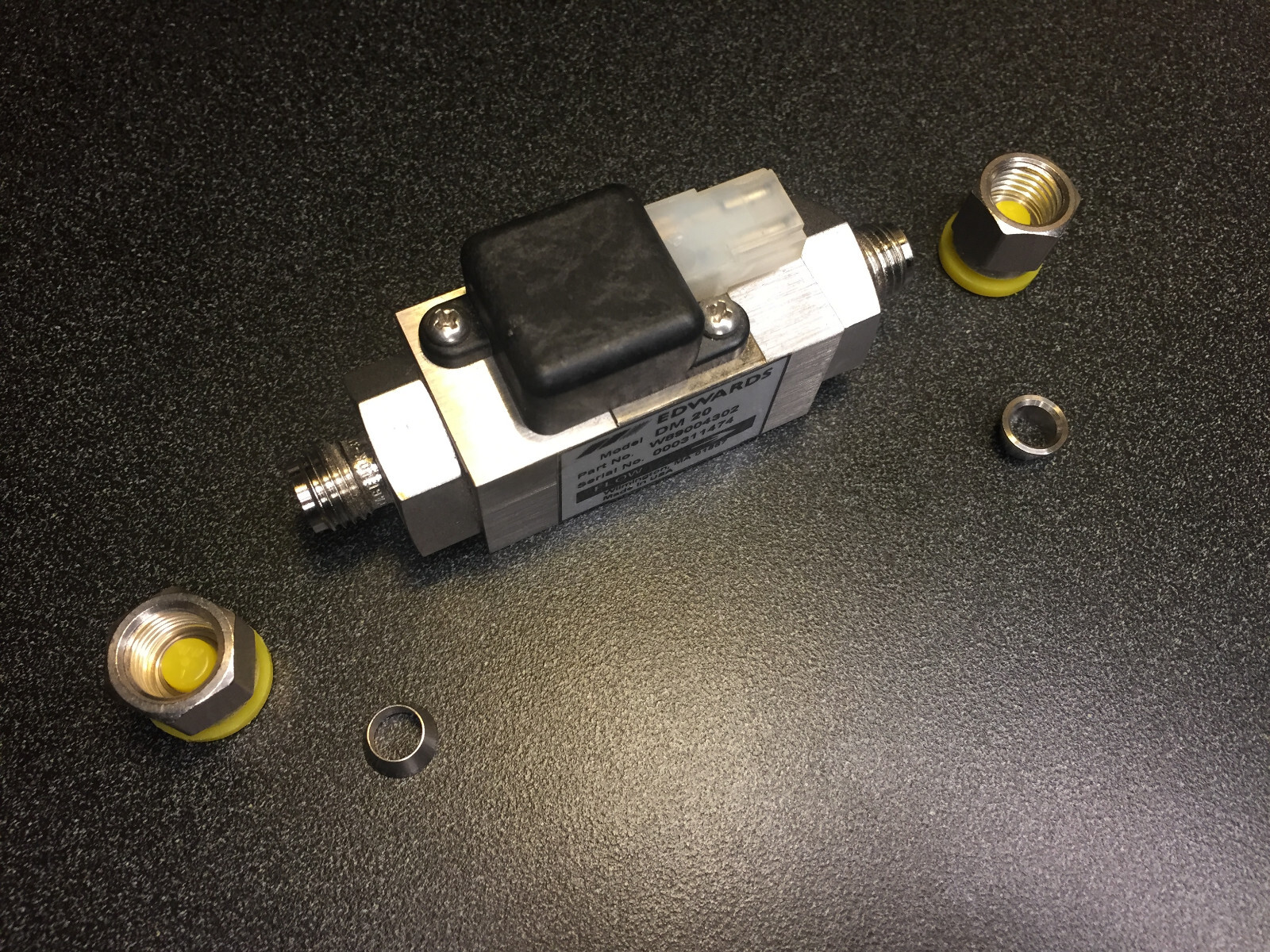 Edwards Datametrics DM20 Solenoid Controlled Variable Orifice Valve W89004302