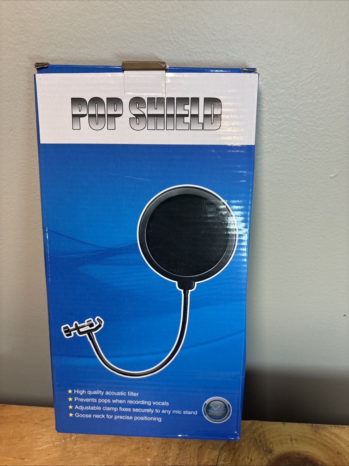 Pop Shield High Quality Acoustic Filter For Broadcasting / Recording Microphone