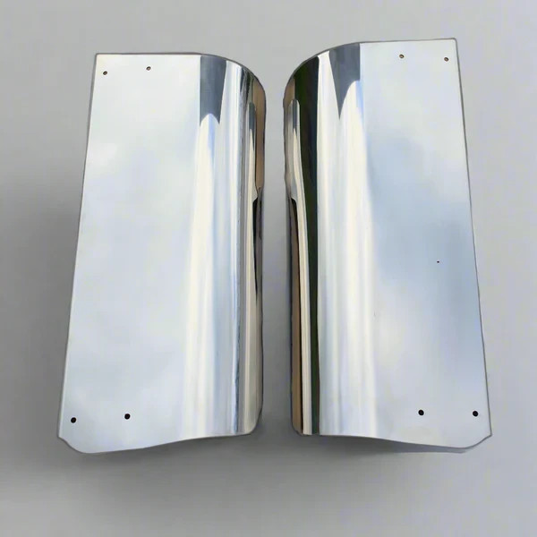 Mirror Guards MERCEDES ACTROS, ANTOS, AROCS MP4 [2.5mtr] Stainless steel) Pair