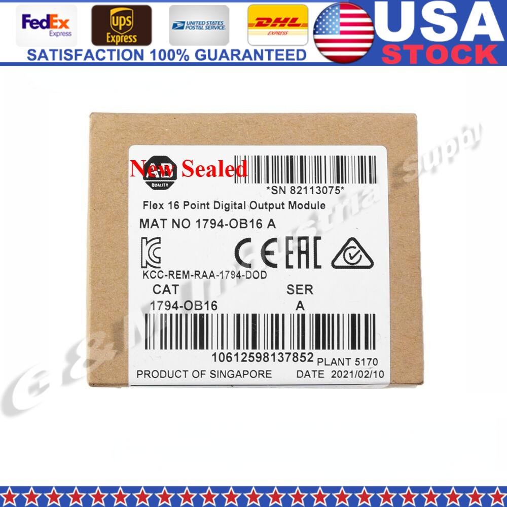 Sealed 1794-OB16 FLEX 16-Point Digital Output Module 1794OB16 NEW