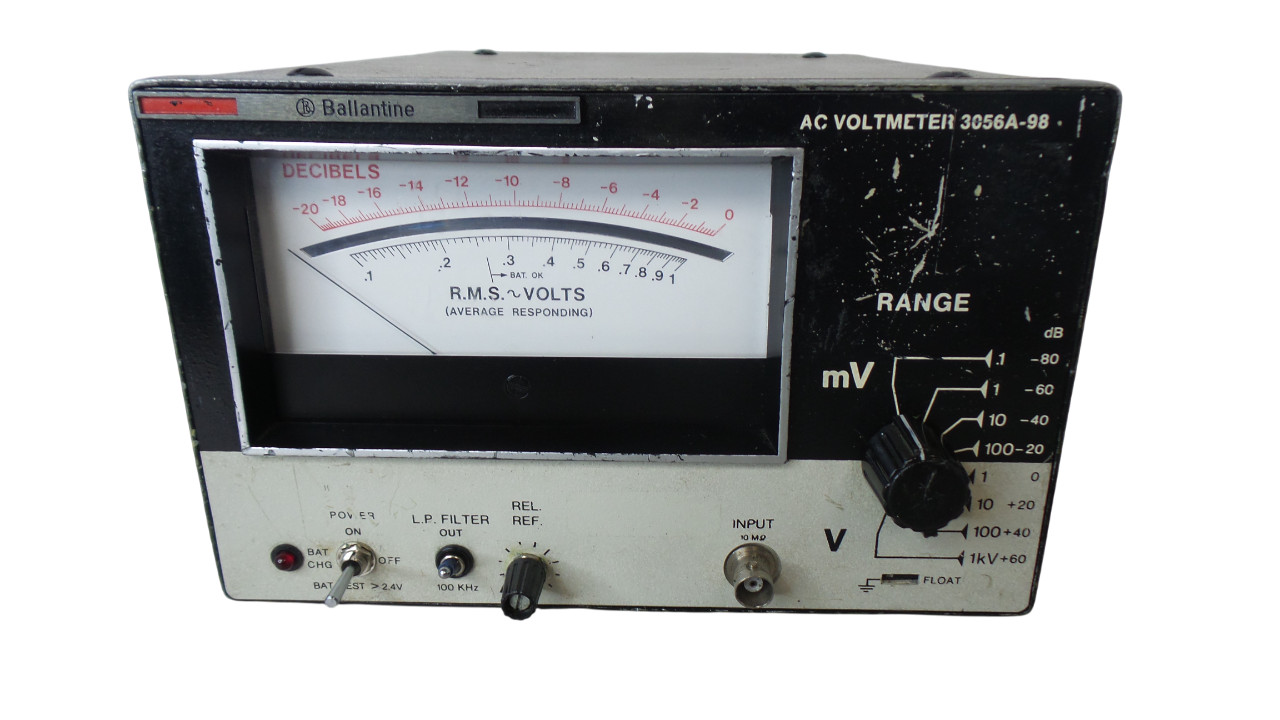 Ballantine AC Voltmeter 3056A-98 - Free Shipping